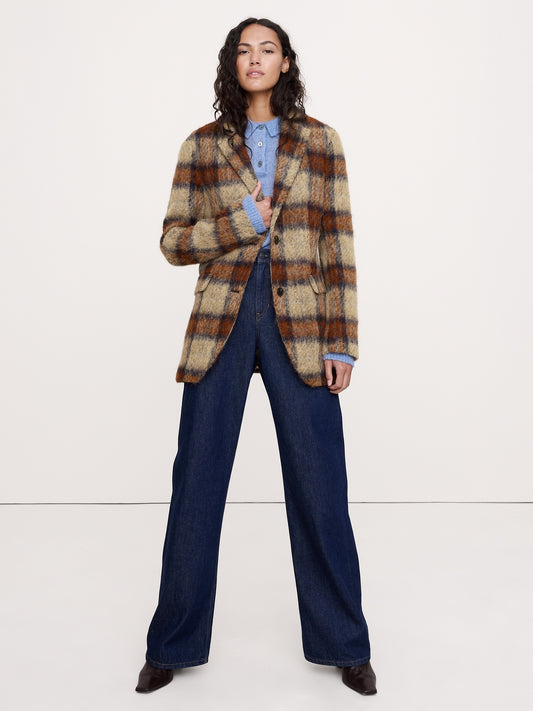 Italian Plaid Blazer