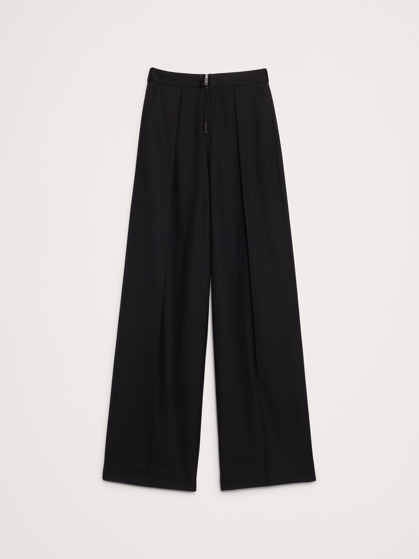 High-Rise Wide-Leg Tuxedo Pant
