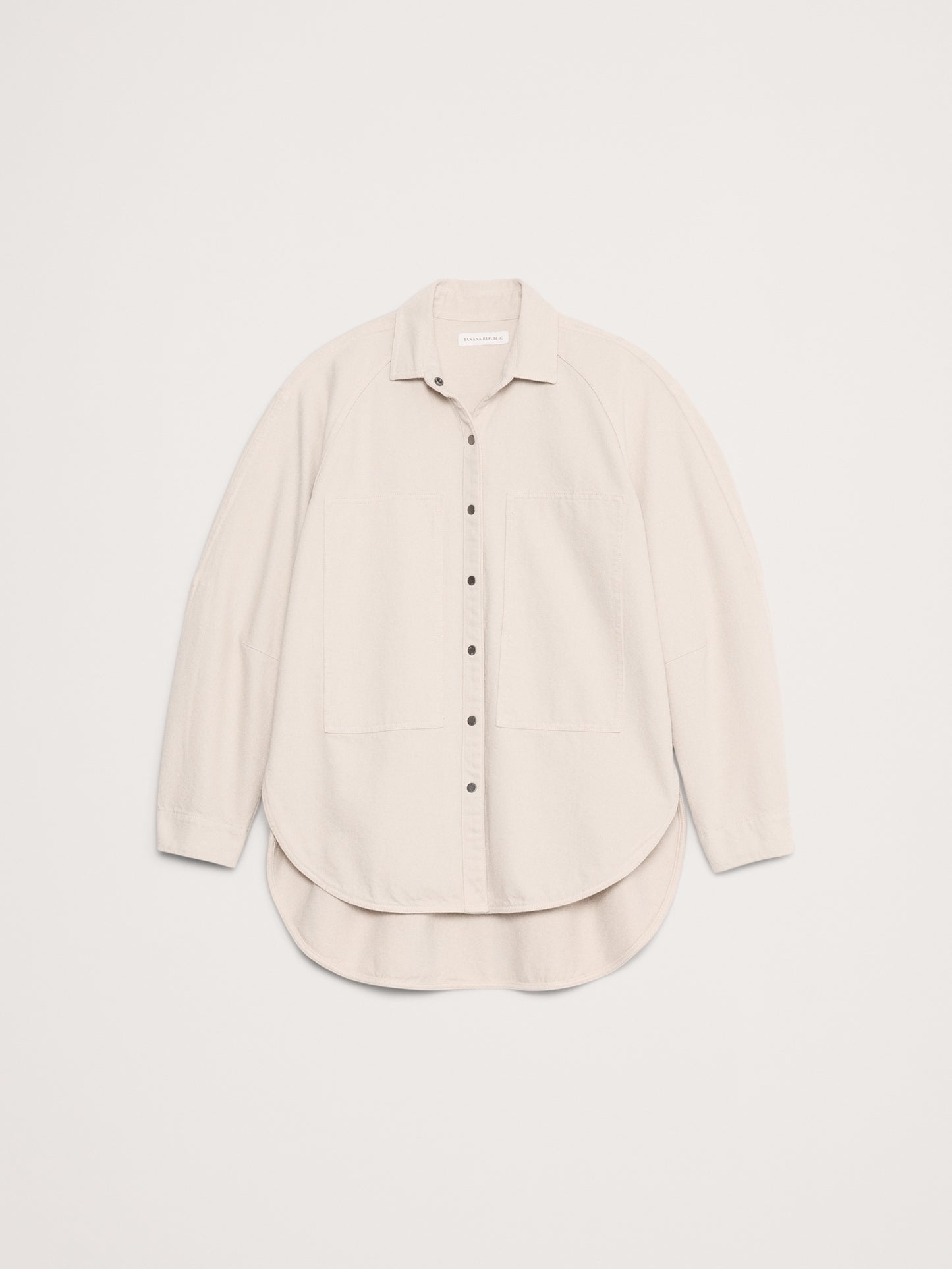 Oversized Denim Utility Pocket Shirt