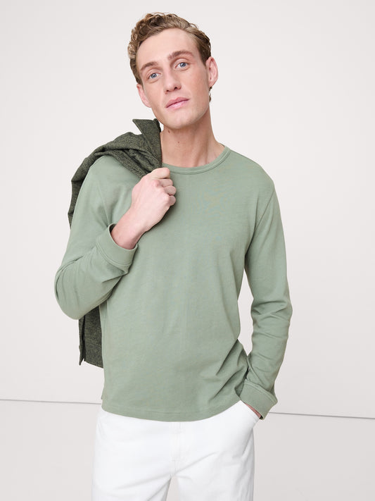 Cotton Jersey Long-Sleeve T-Shirt