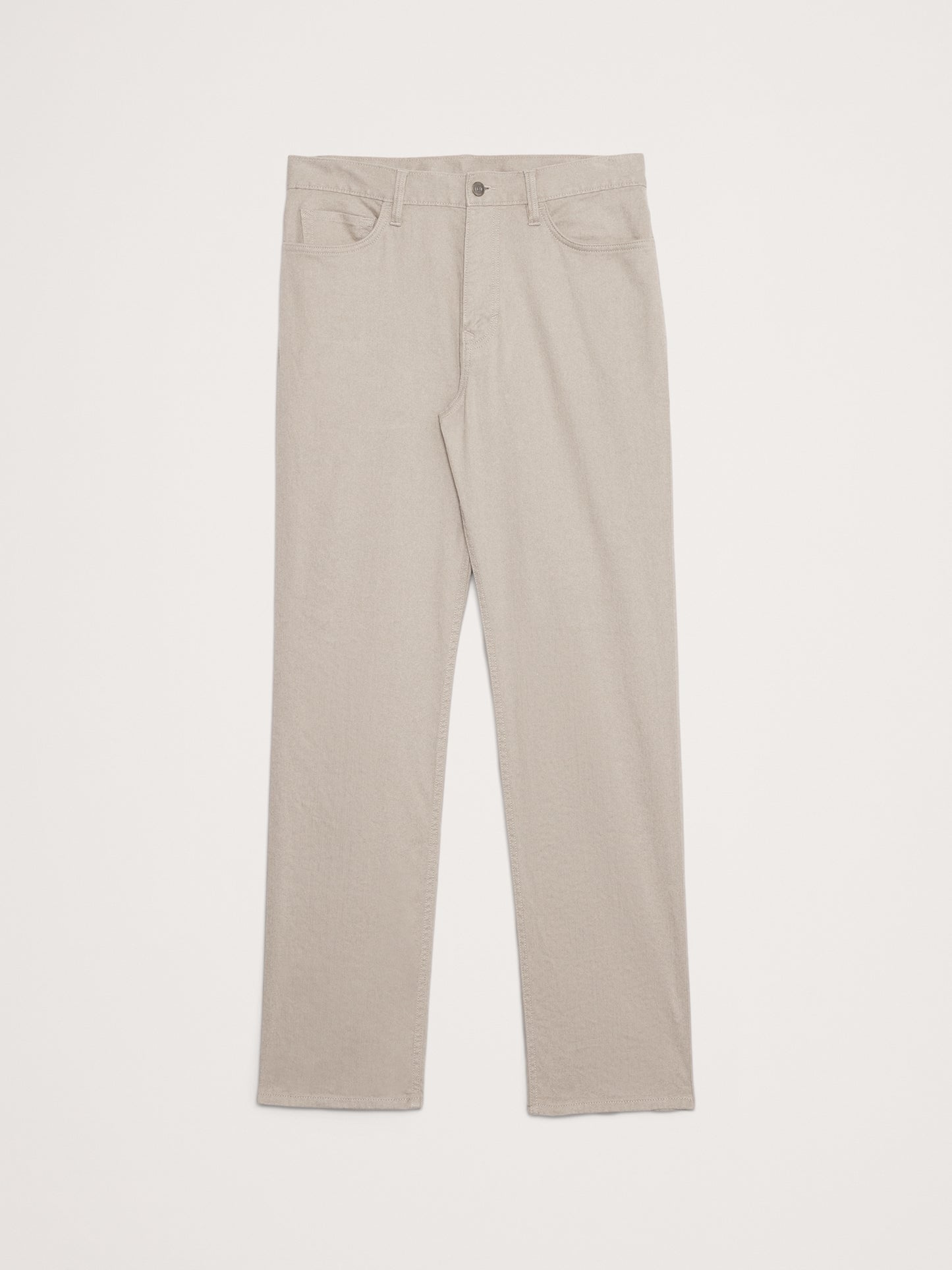 Straight Linen-Cotton Traveler Pant
