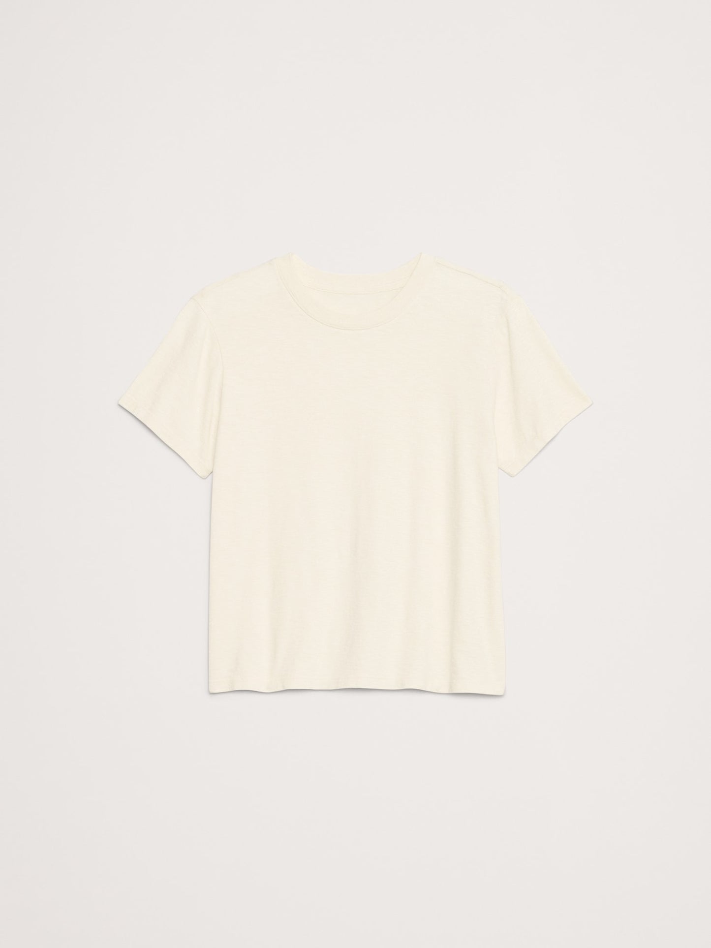 Cotton Slub Crew-Neck T-Shirt