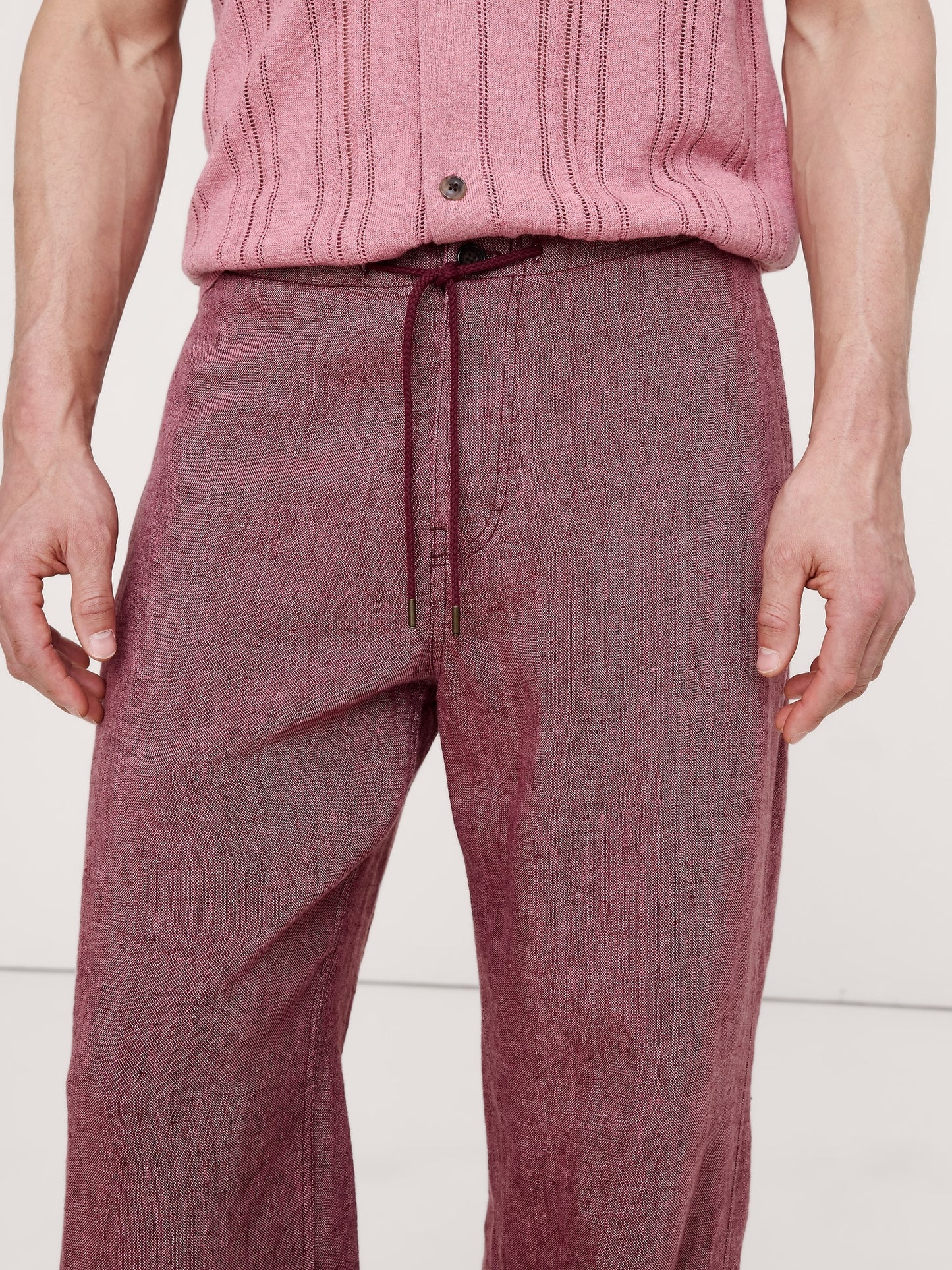 Relaxed Linen Pull-on Beach Pant