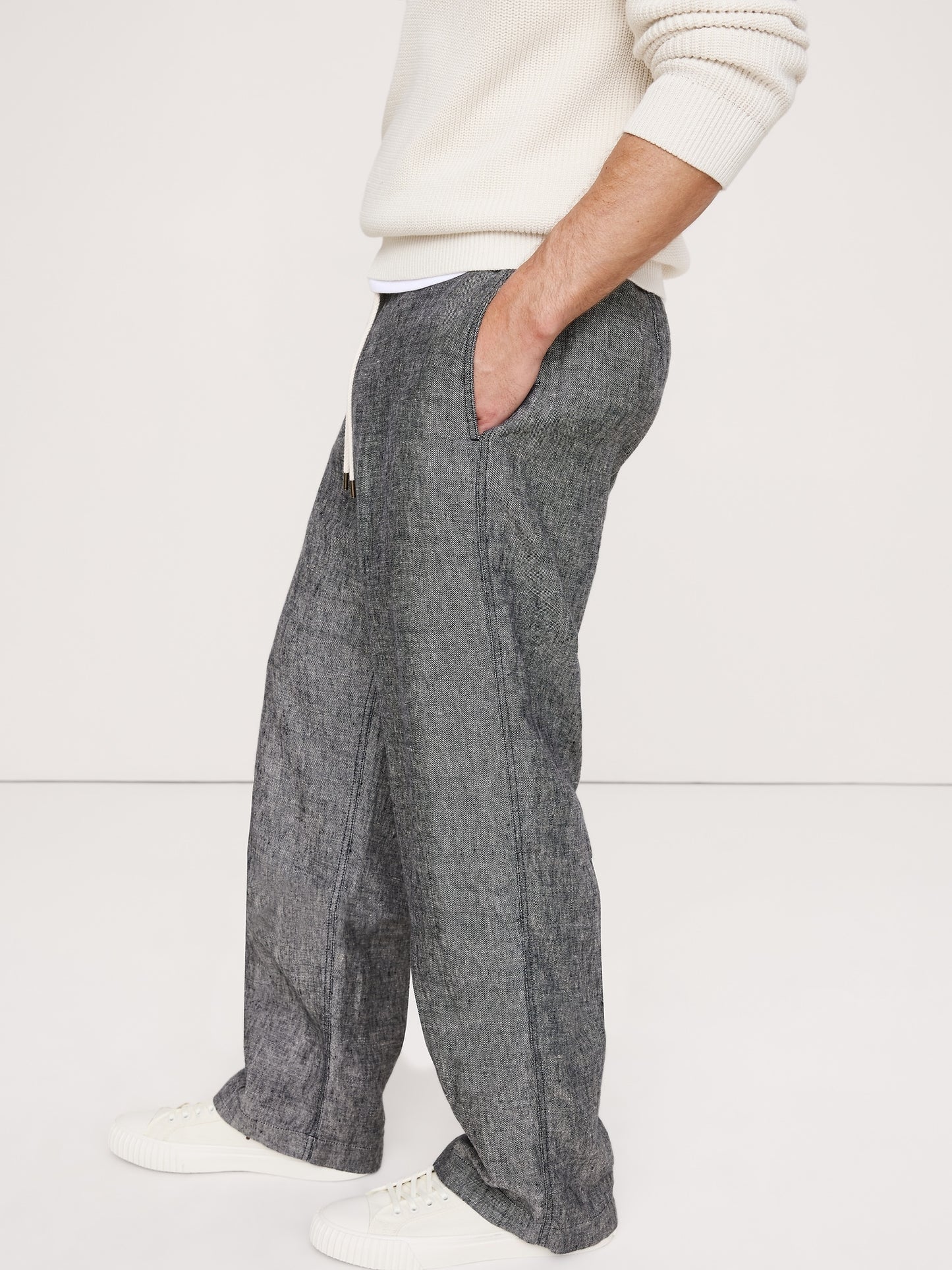Relaxed Linen Pull-on Beach Pant