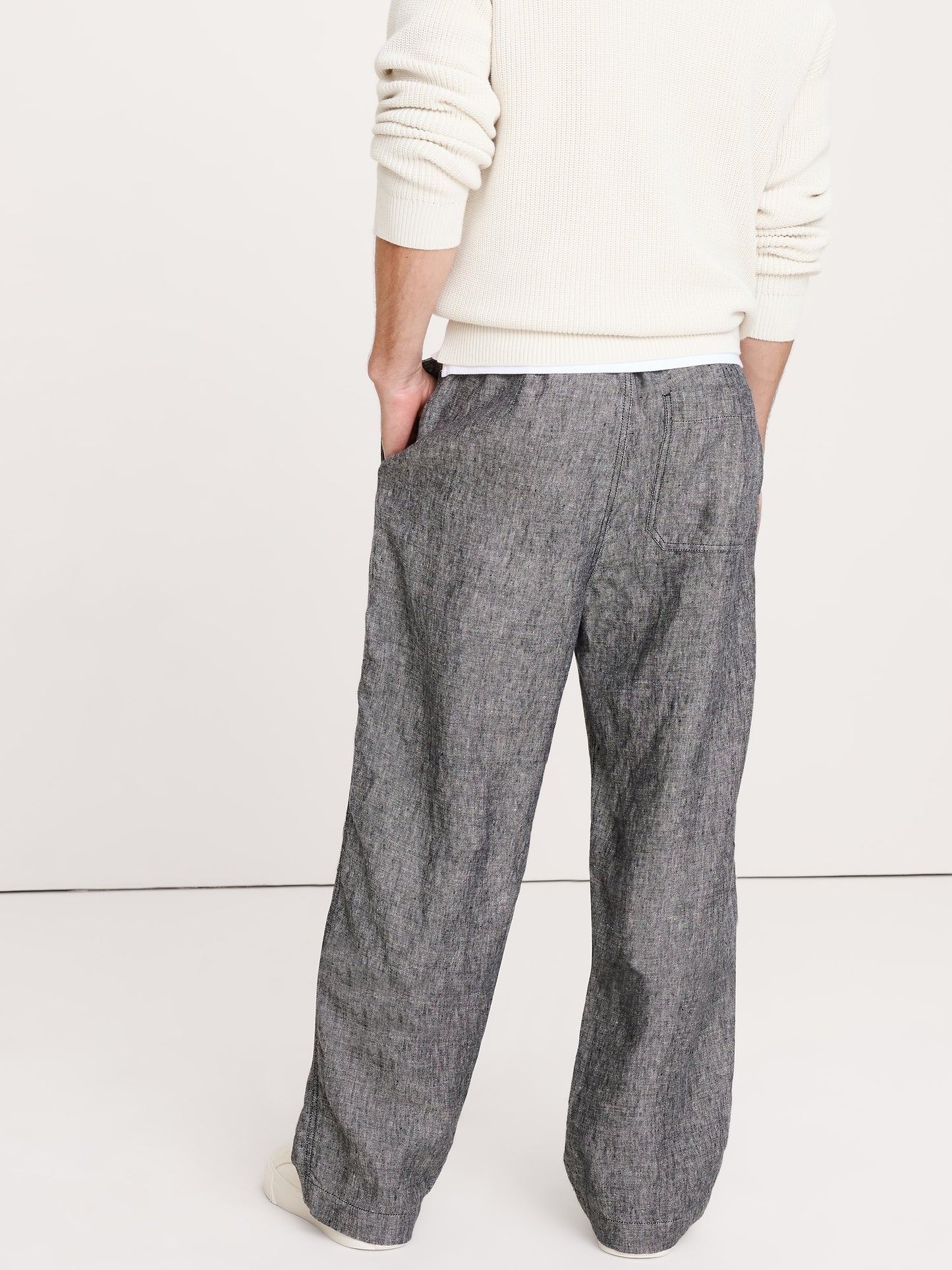 Relaxed Linen Pull-on Beach Pant