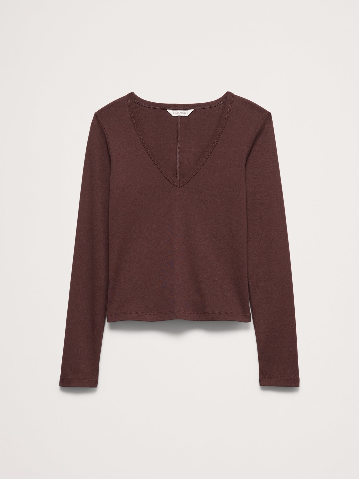 Ultra-Fine Cotton V-Neck T-Shirt