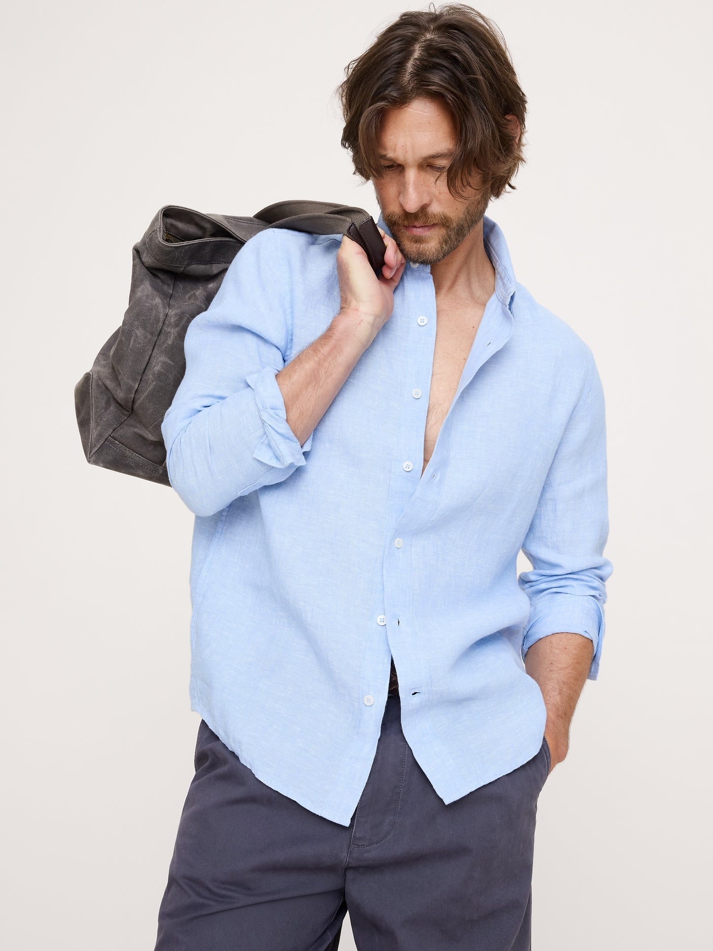 Standard-Fit Linen Shirt