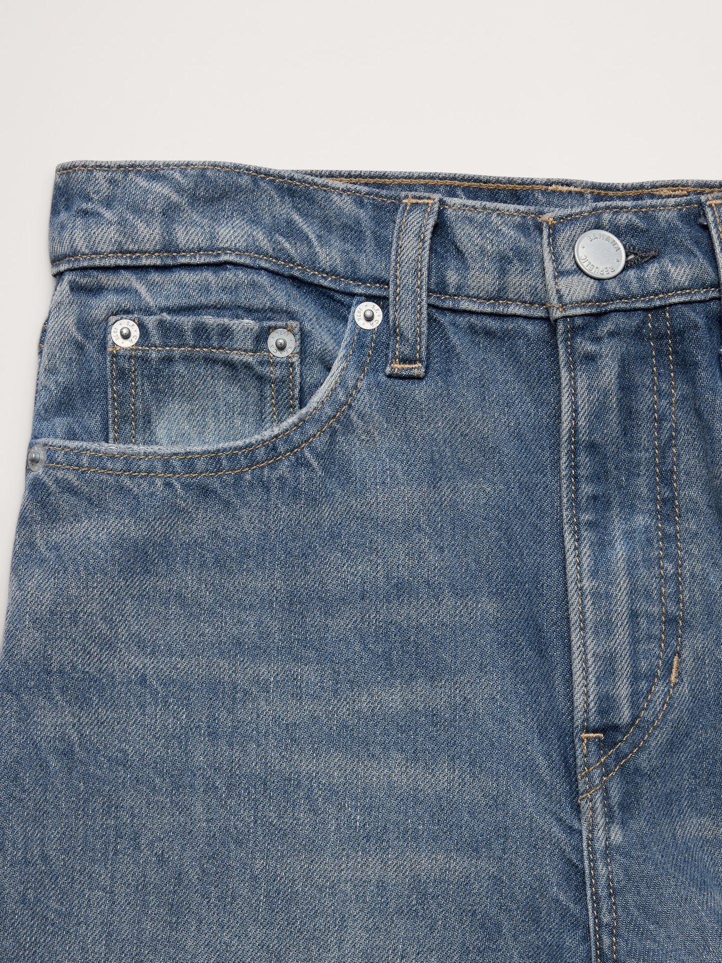 High-Rise Wide-Leg Lightweight Palazzo Jean