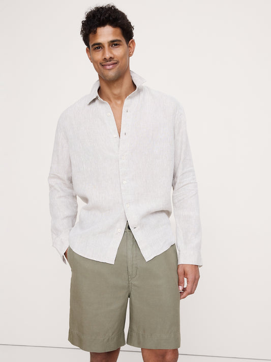 Standard-Fit Linen Shirt
