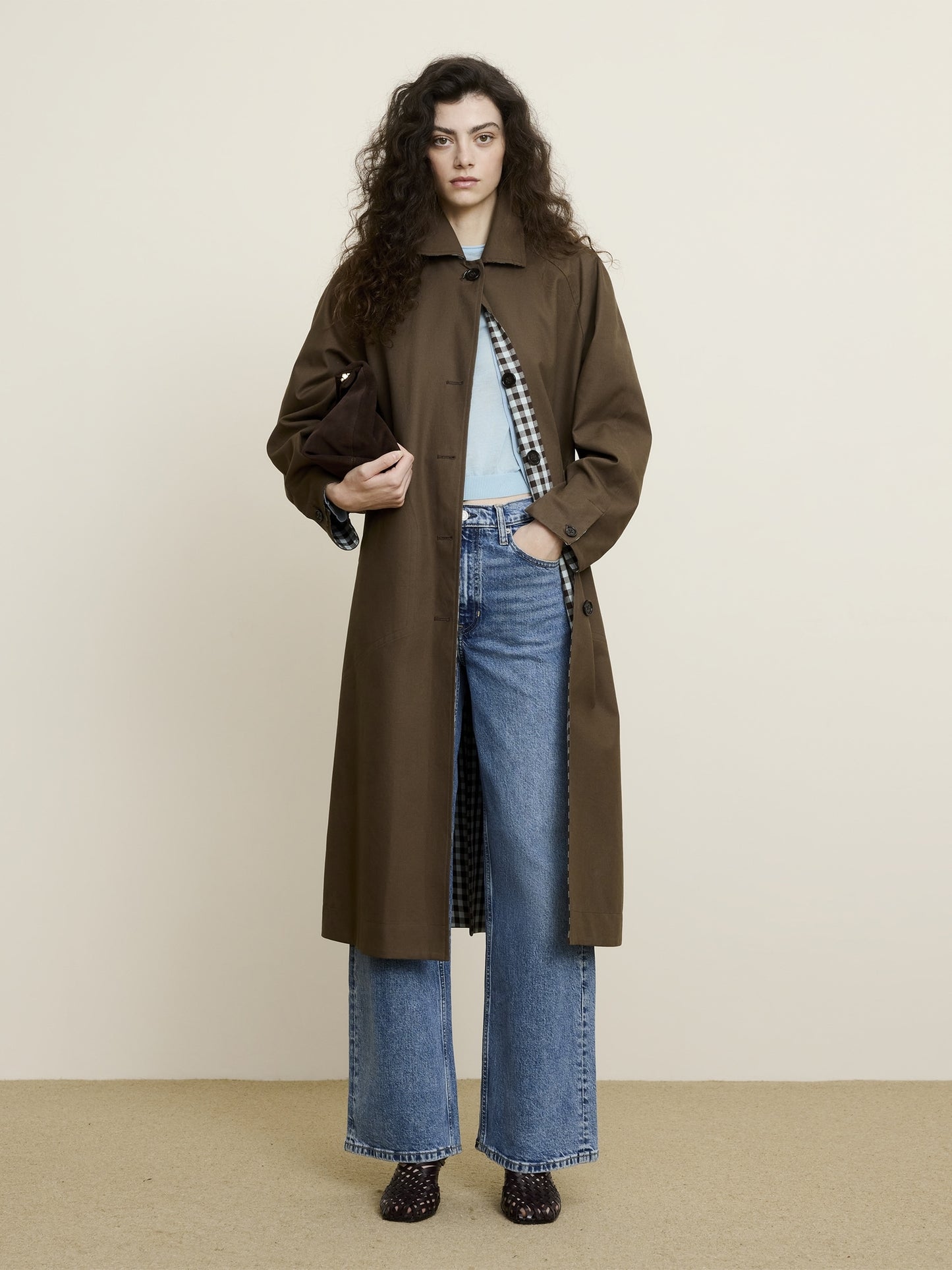 Reversible Cotton Car Coat