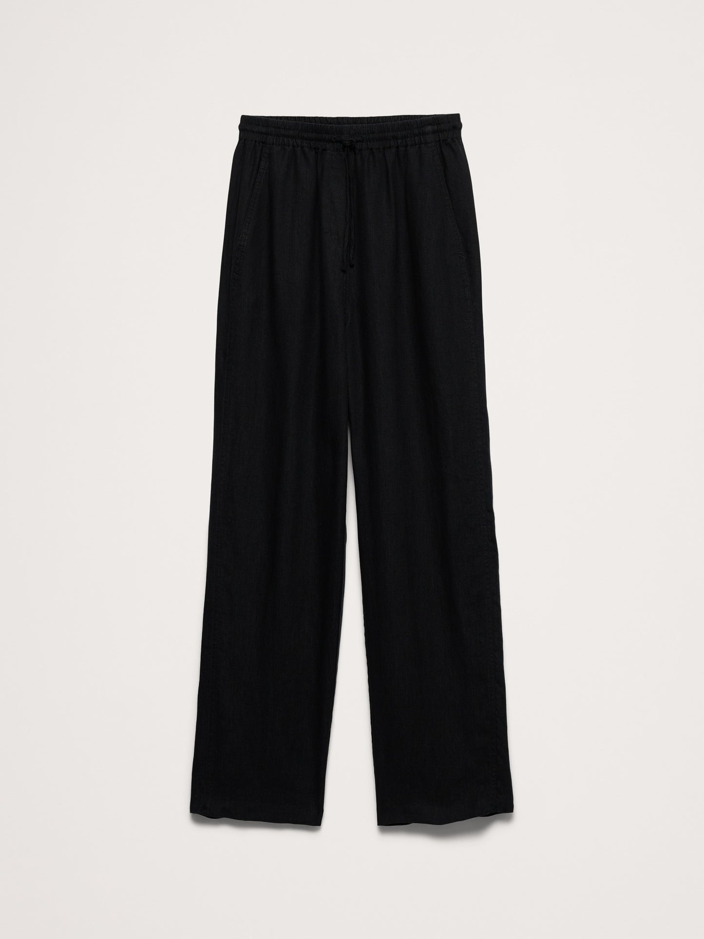 The Getaway Straight-Leg Pull-On Pant in Linen