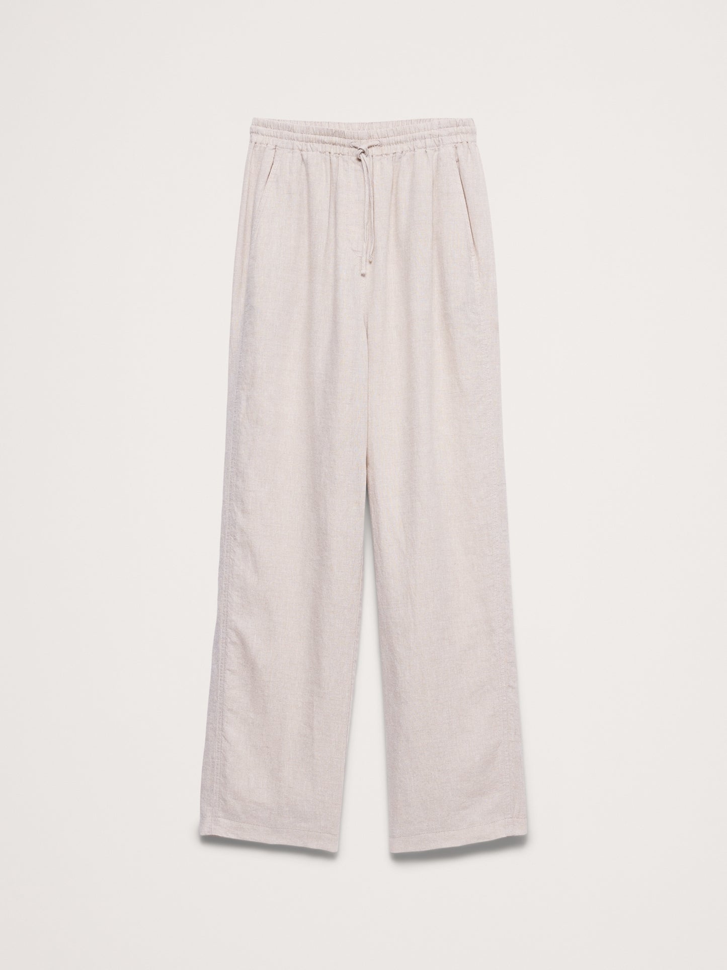 The Getaway Straight-Leg Pull-On Pant in Linen