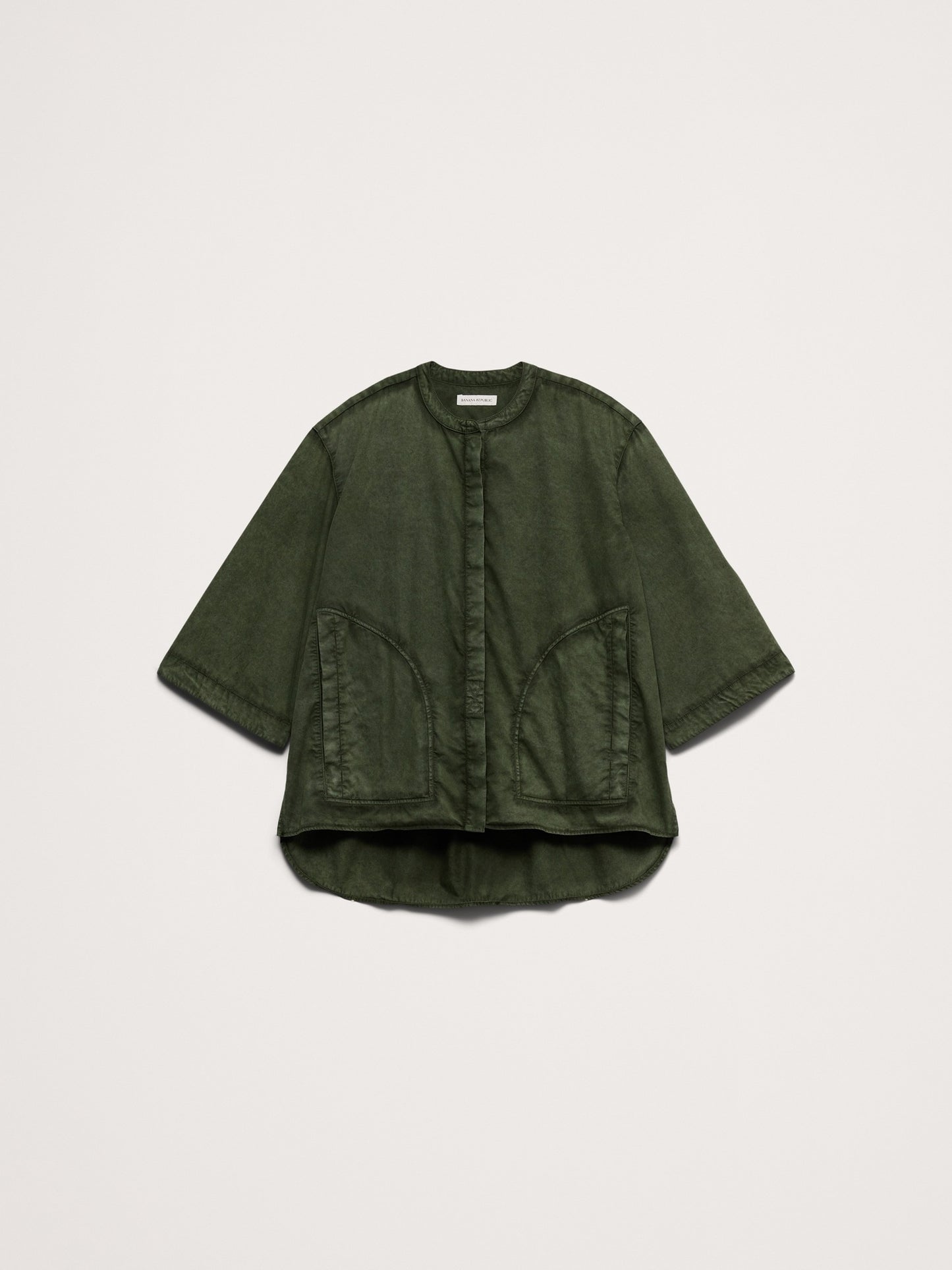 Overdye Cotton Tunic Shirt