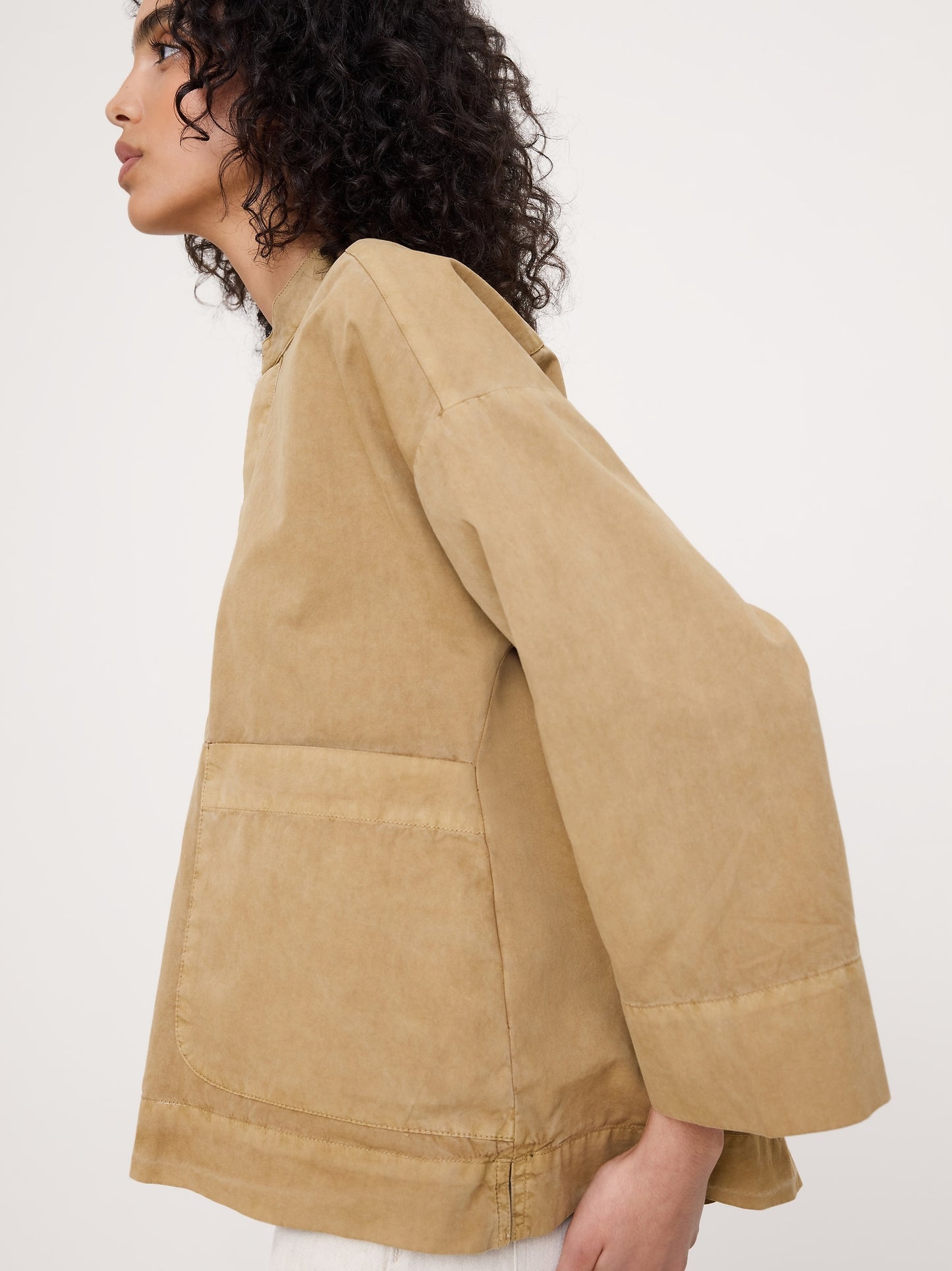 Cotton Popover Top