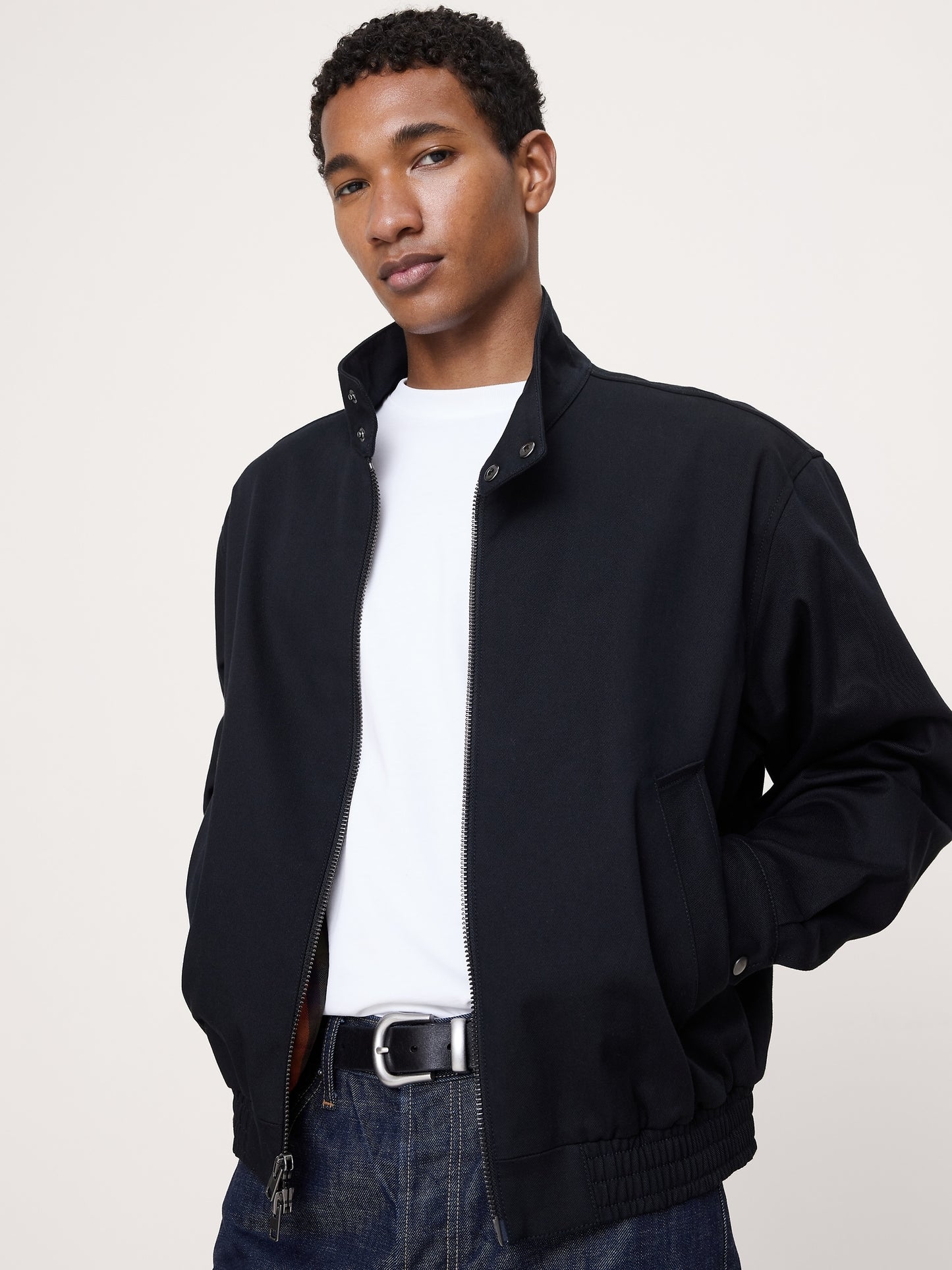 Sueded Cotton Crew-Neck T-Shirt