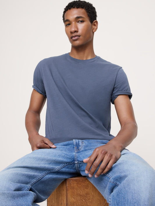 Lightweight Cotton Crew-Neck T-Shirt