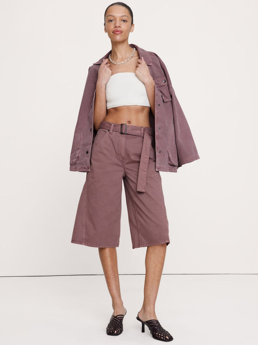 16" Cotton Long Bermuda Short