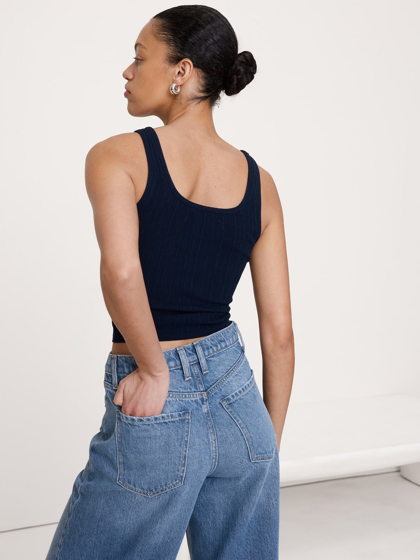 Crinkle Knit Tank