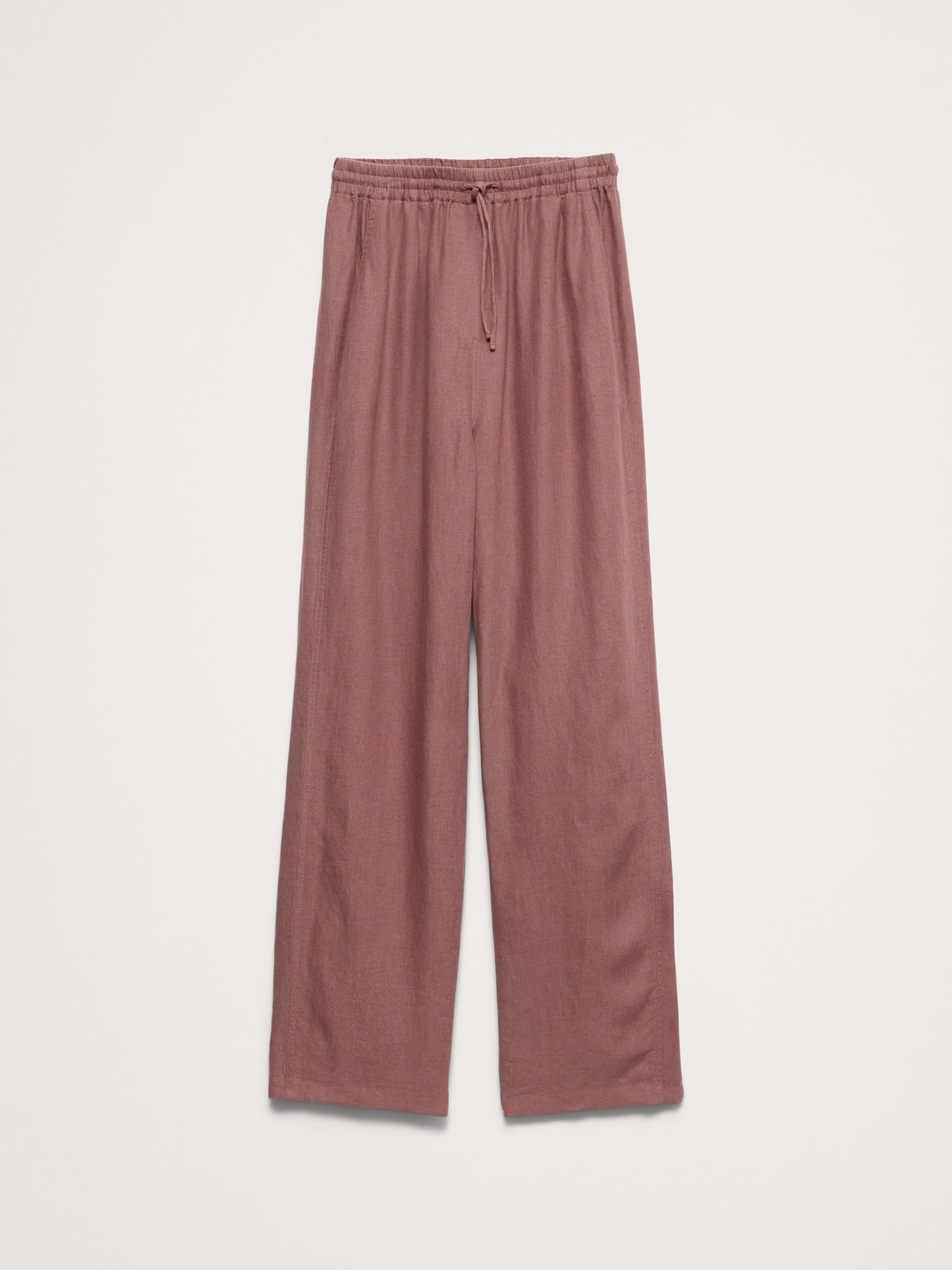 The Getaway Straight-Leg Pull-On Pant in Linen