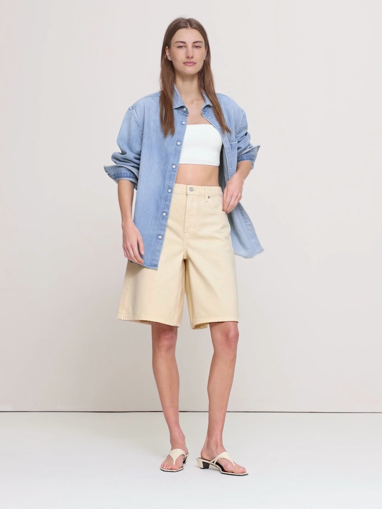 11" Denim Bermuda Short