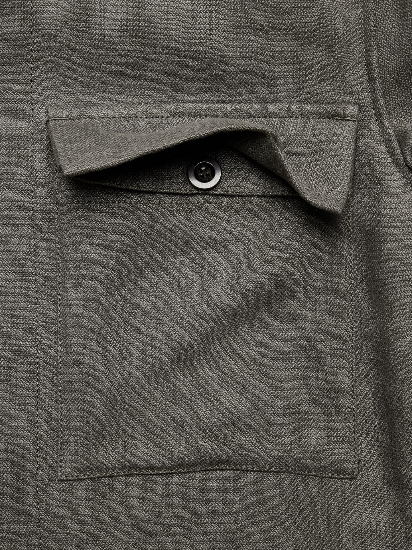 Linen Four-Pocket Shirt Jacket