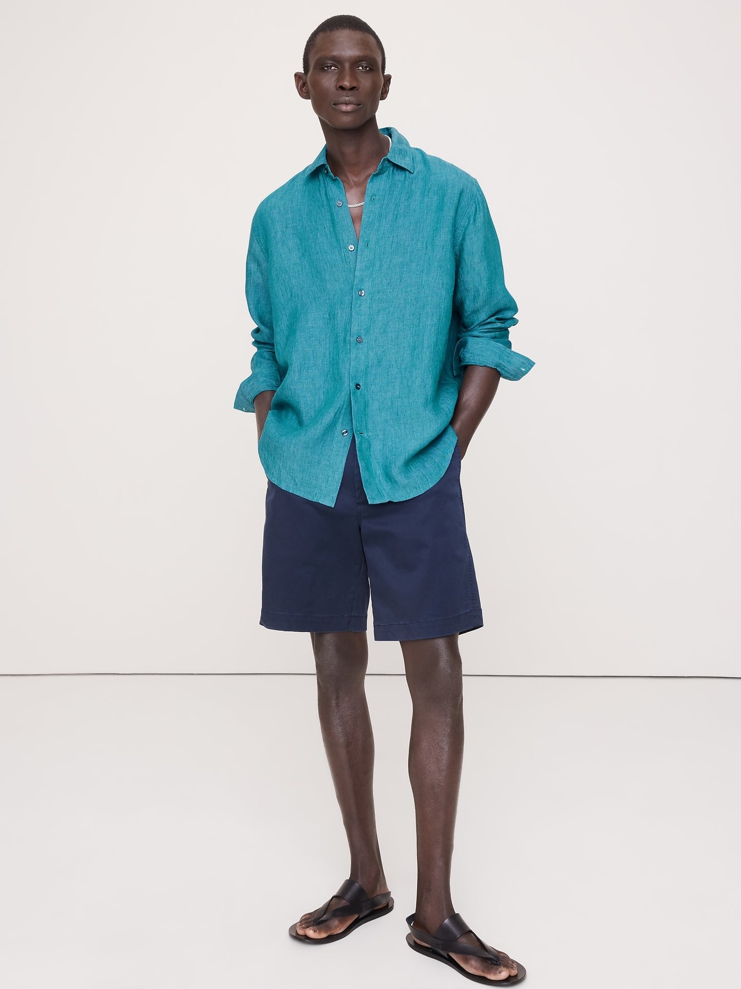 Standard-Fit Linen Shirt