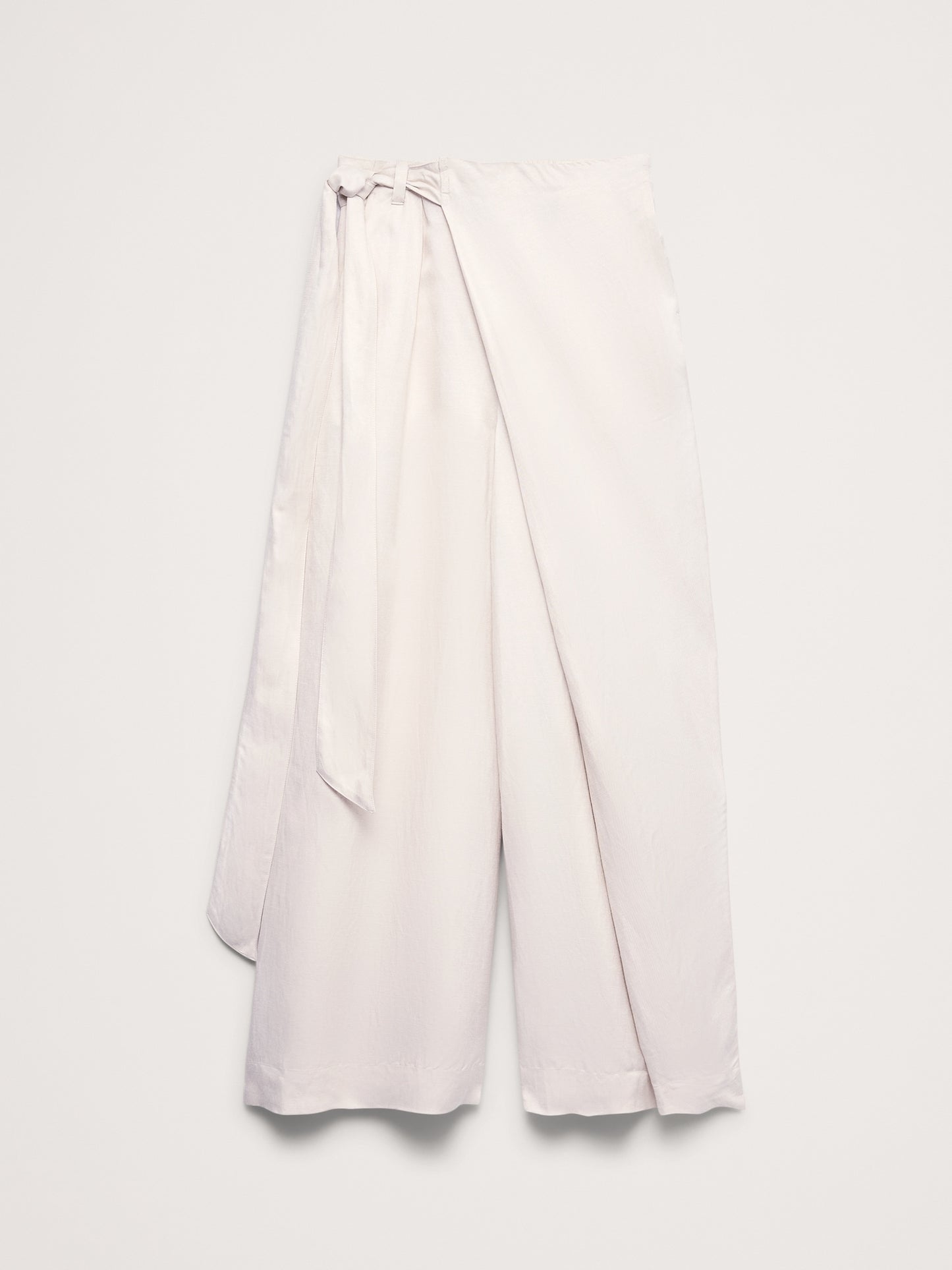 Viscose-Linen Palazzo Pant
