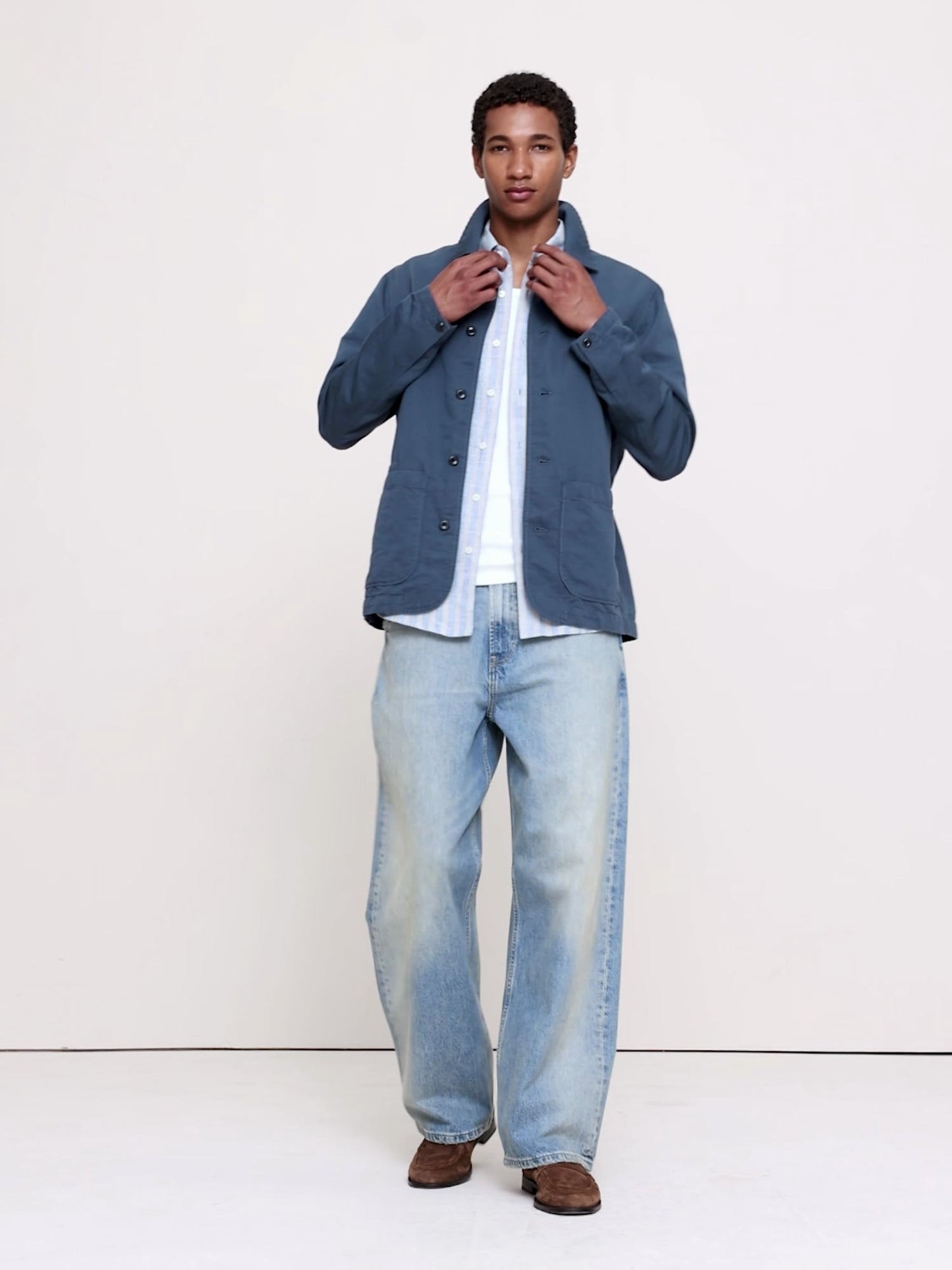 Italian Linen-Cotton Shirt Jacket