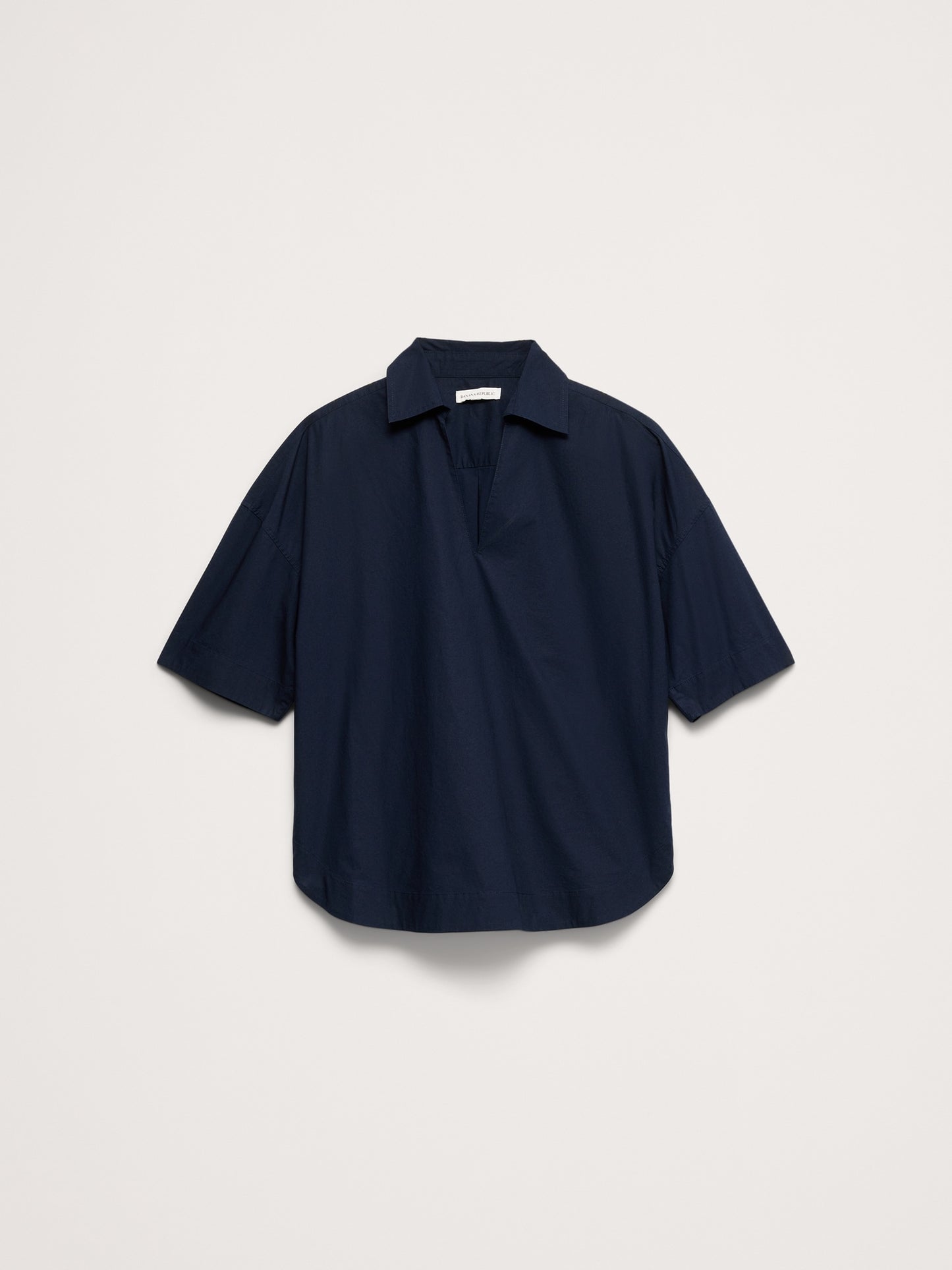 Cotton Poplin Popover Tunic