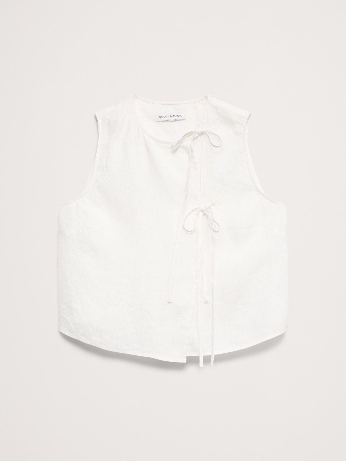 Linen Double-Tie Tank