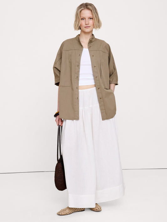 Cotton Twill Utility Tunic