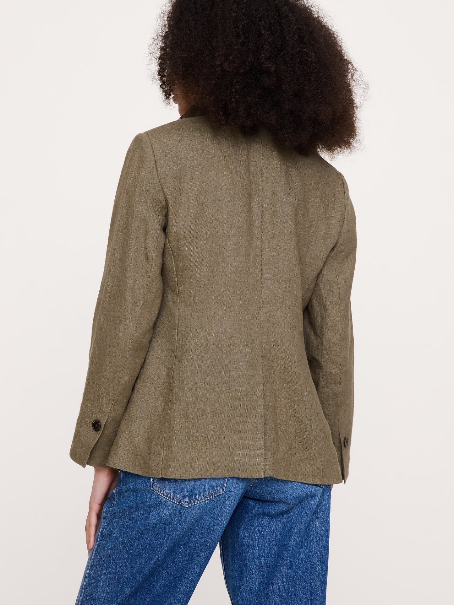 Slim Linen Blazer