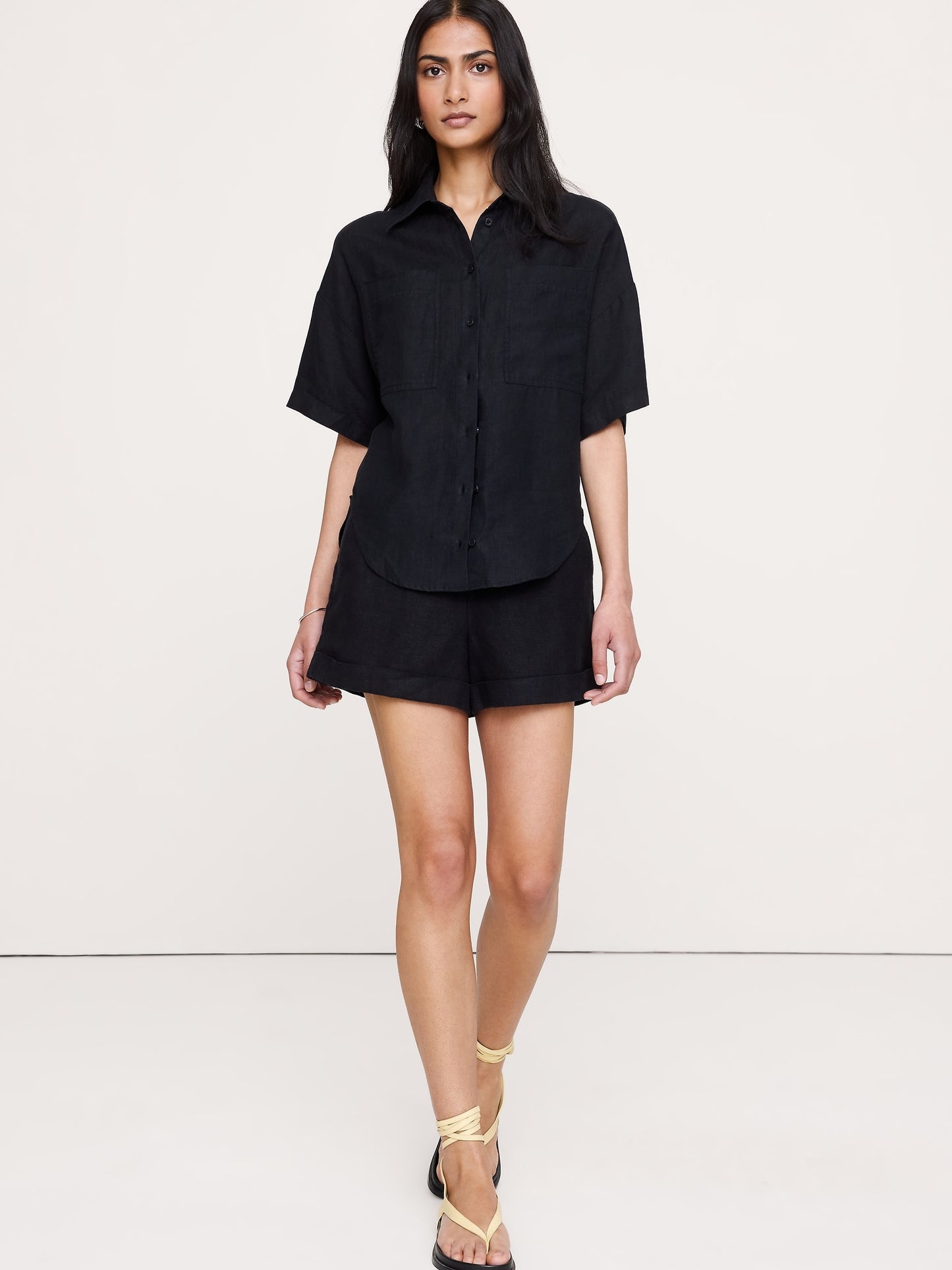 Linen Short-Sleeve Shirt