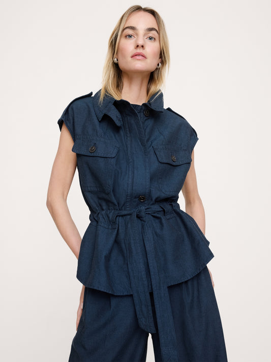 TENCEL™-Cotton-Linen Utility Vest