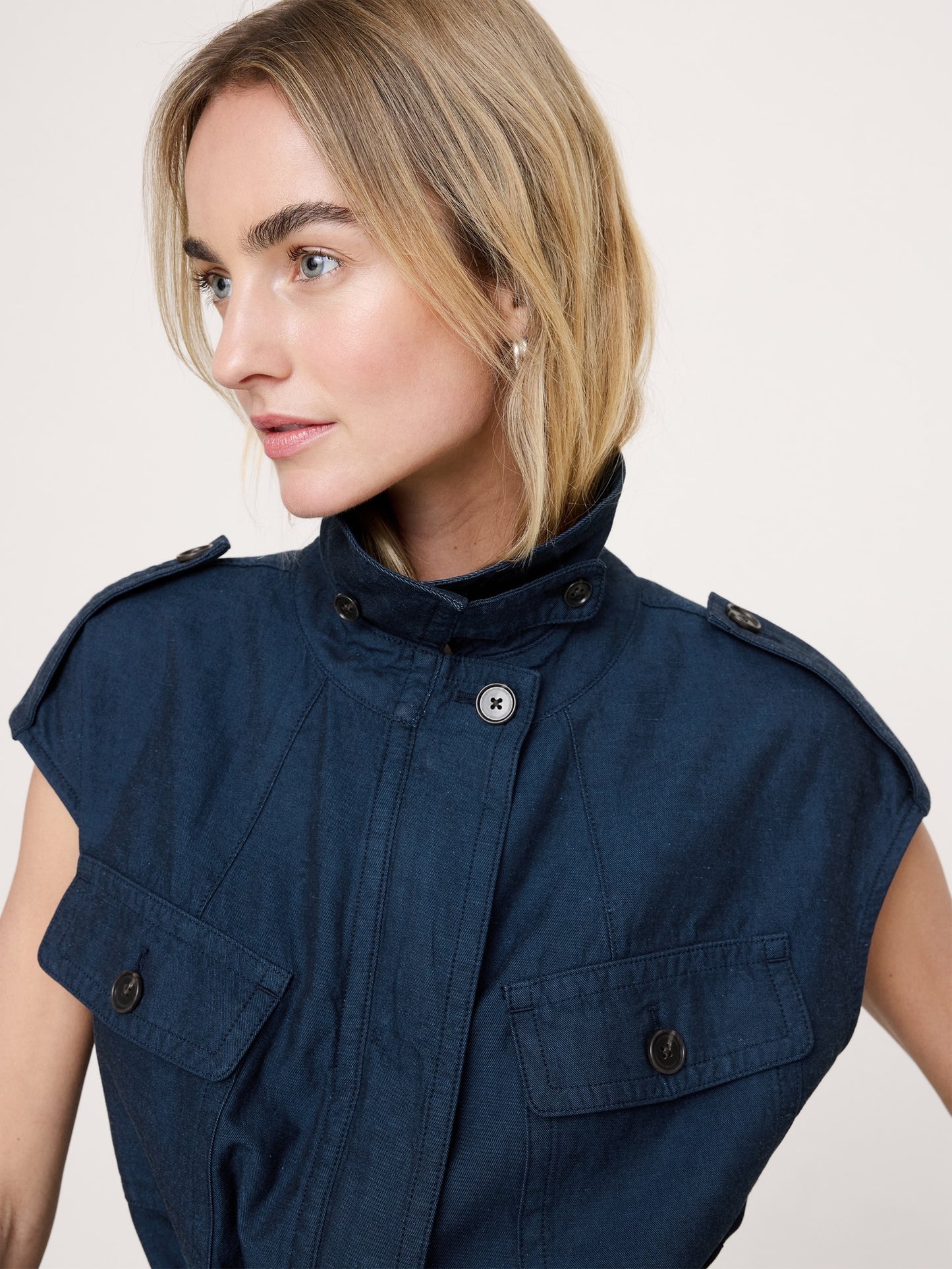 TENCEL™-Cotton-Linen Utility Vest
