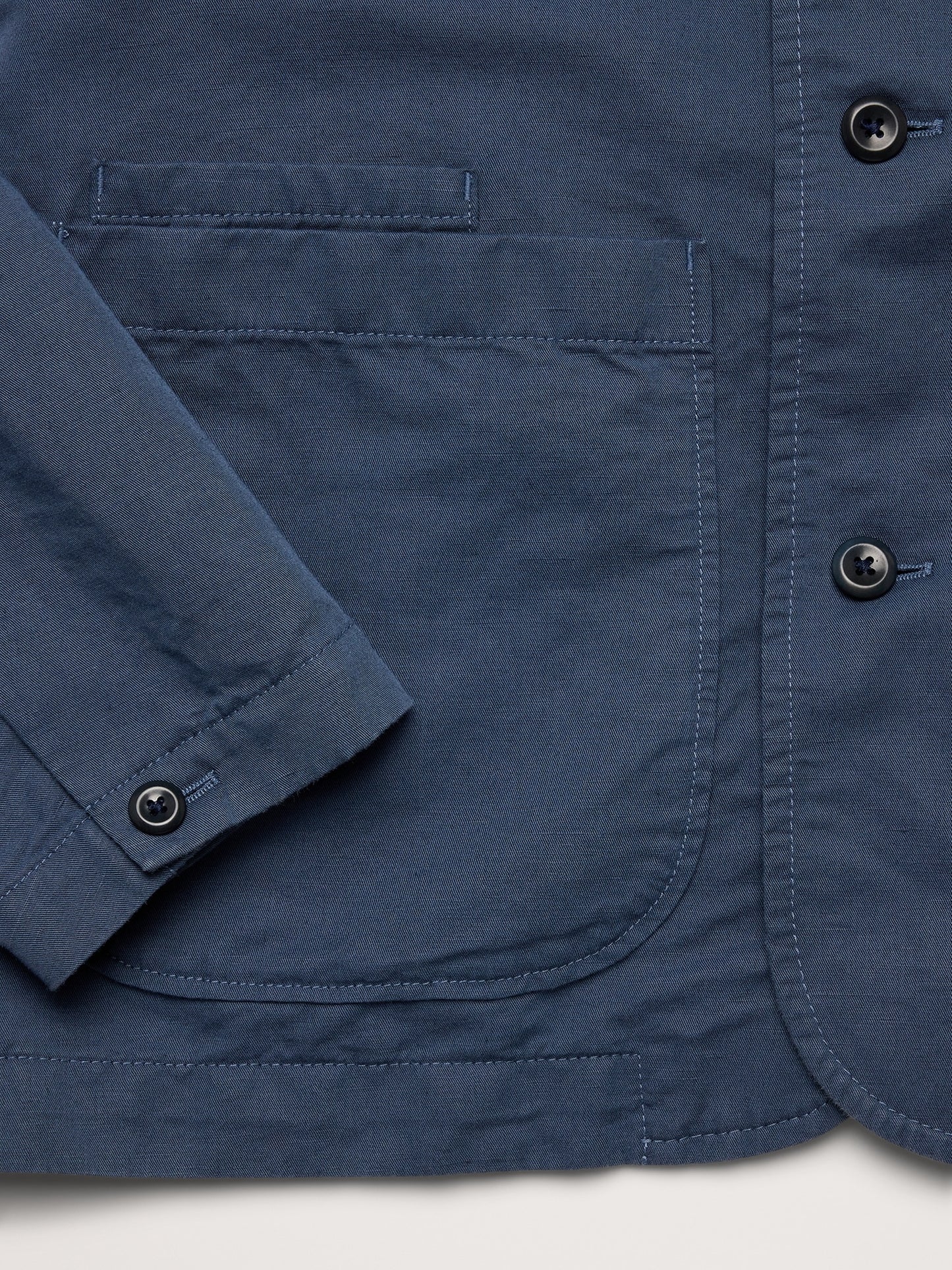 Italian Linen-Cotton Shirt Jacket