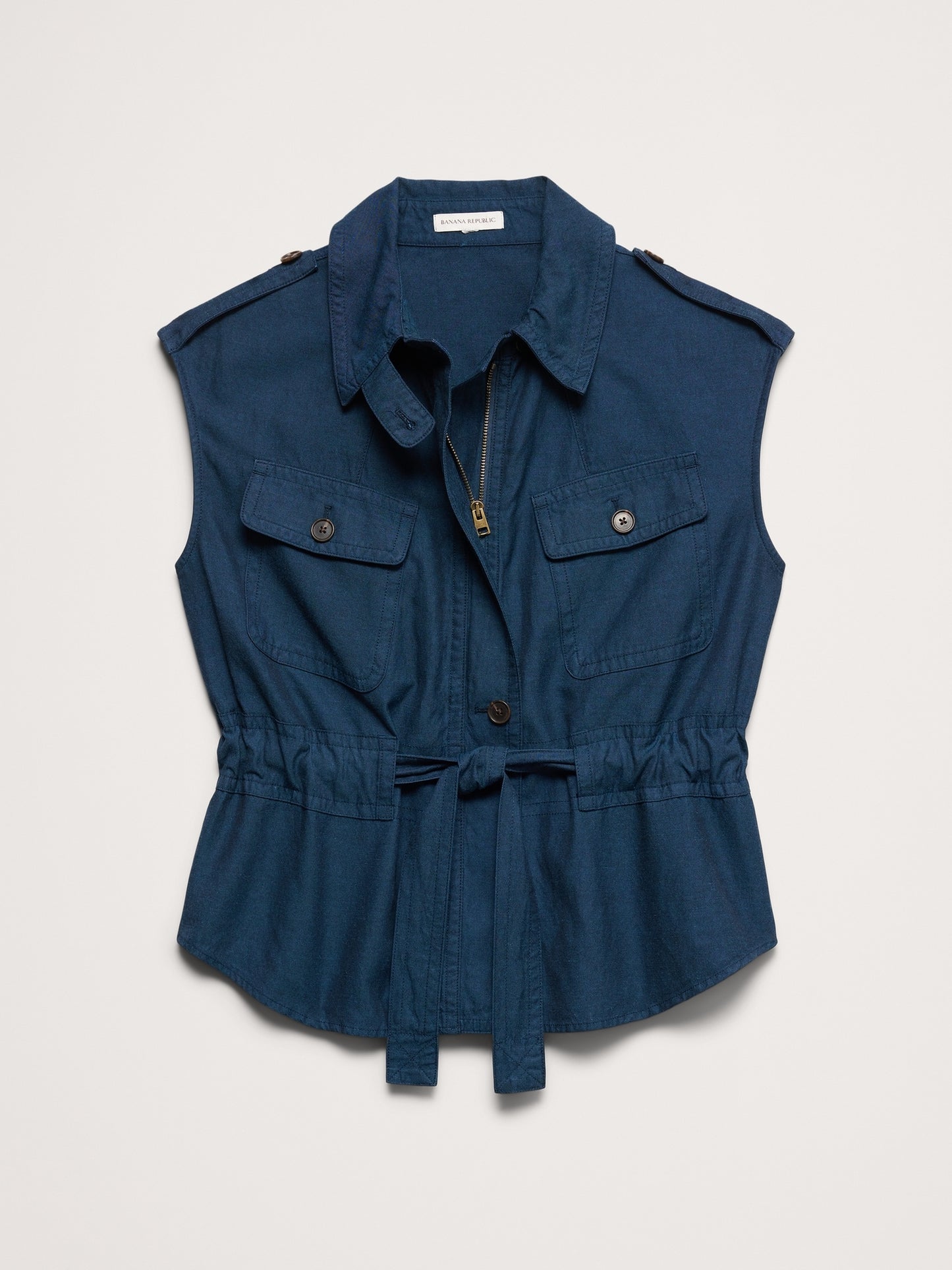TENCEL™-Cotton-Linen Utility Vest