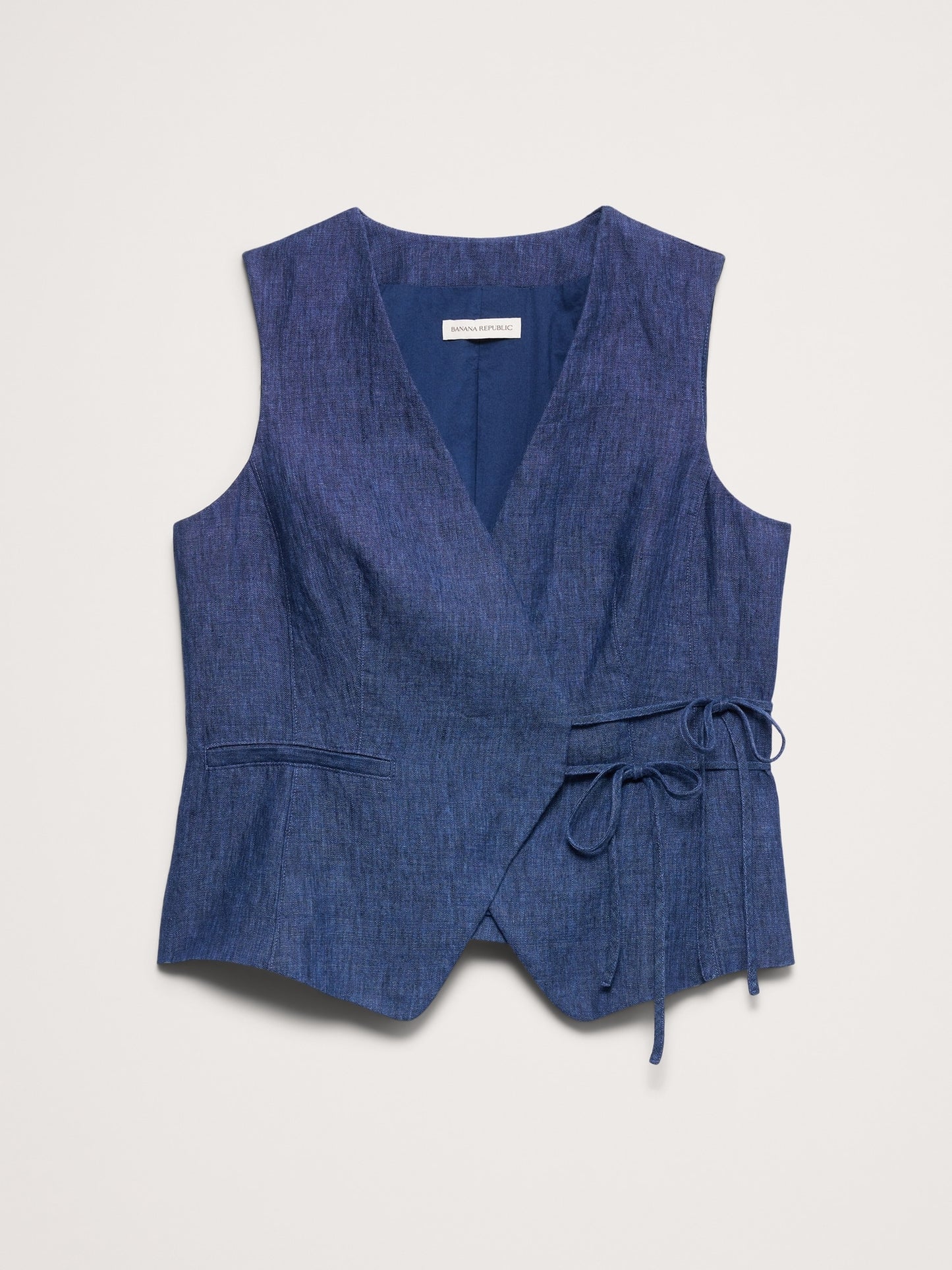 Linen Wrap Vest
