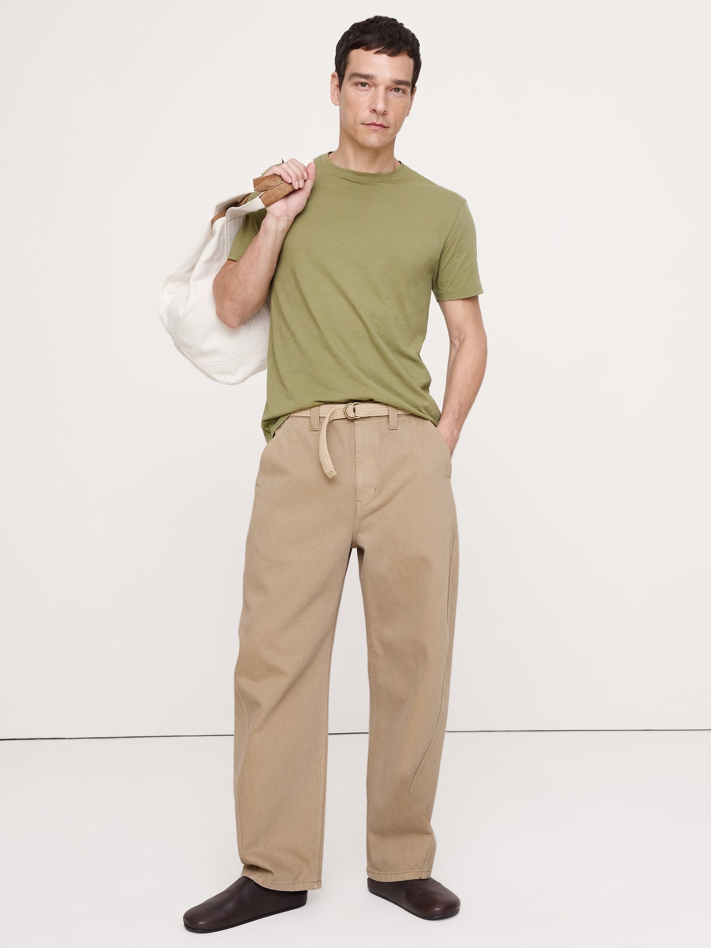 Lightweight Cotton Crew-Neck T-Shirt
