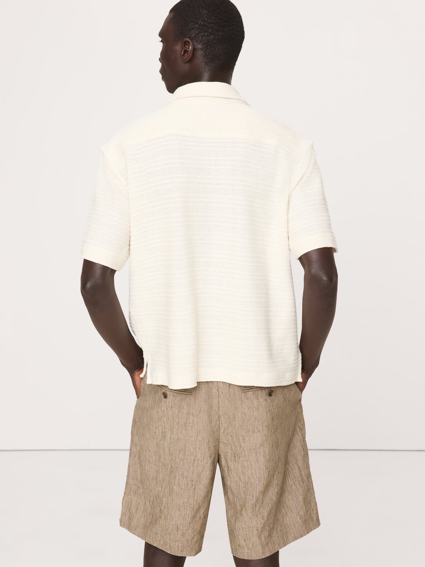 Knit Twill Resort Shirt