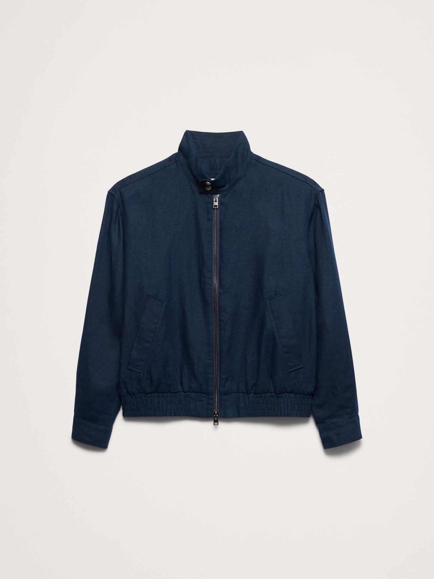 Linen Harrington Jacket