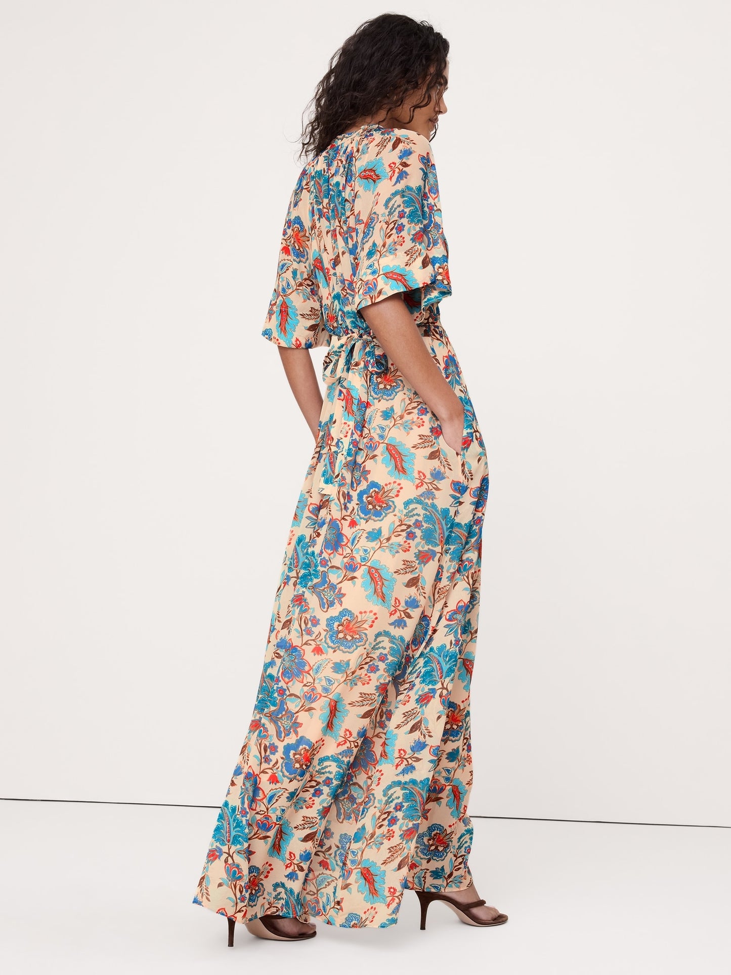 Tie-Back Maxi Dress