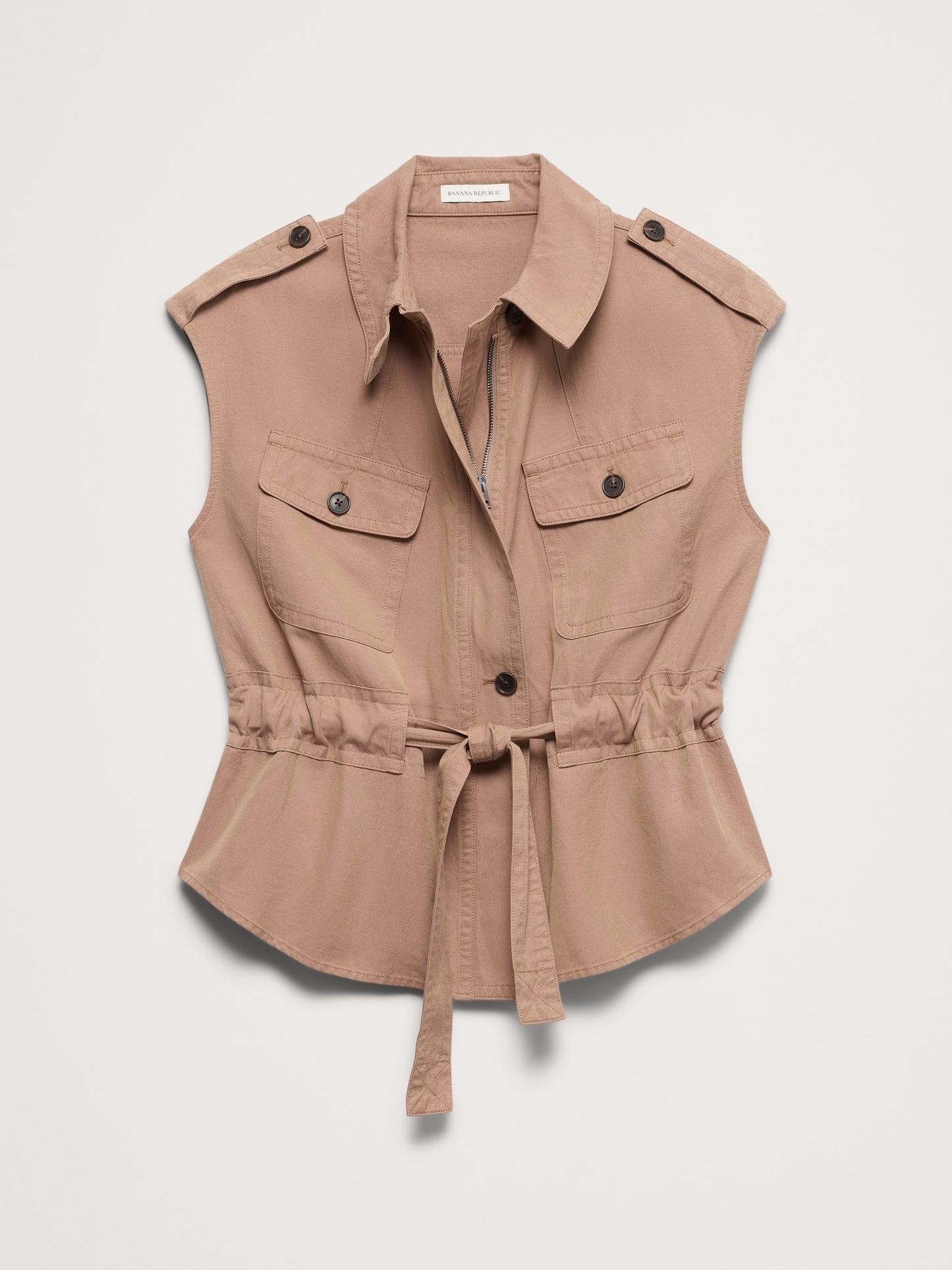 TENCEL™-Cotton-Linen Utility Vest