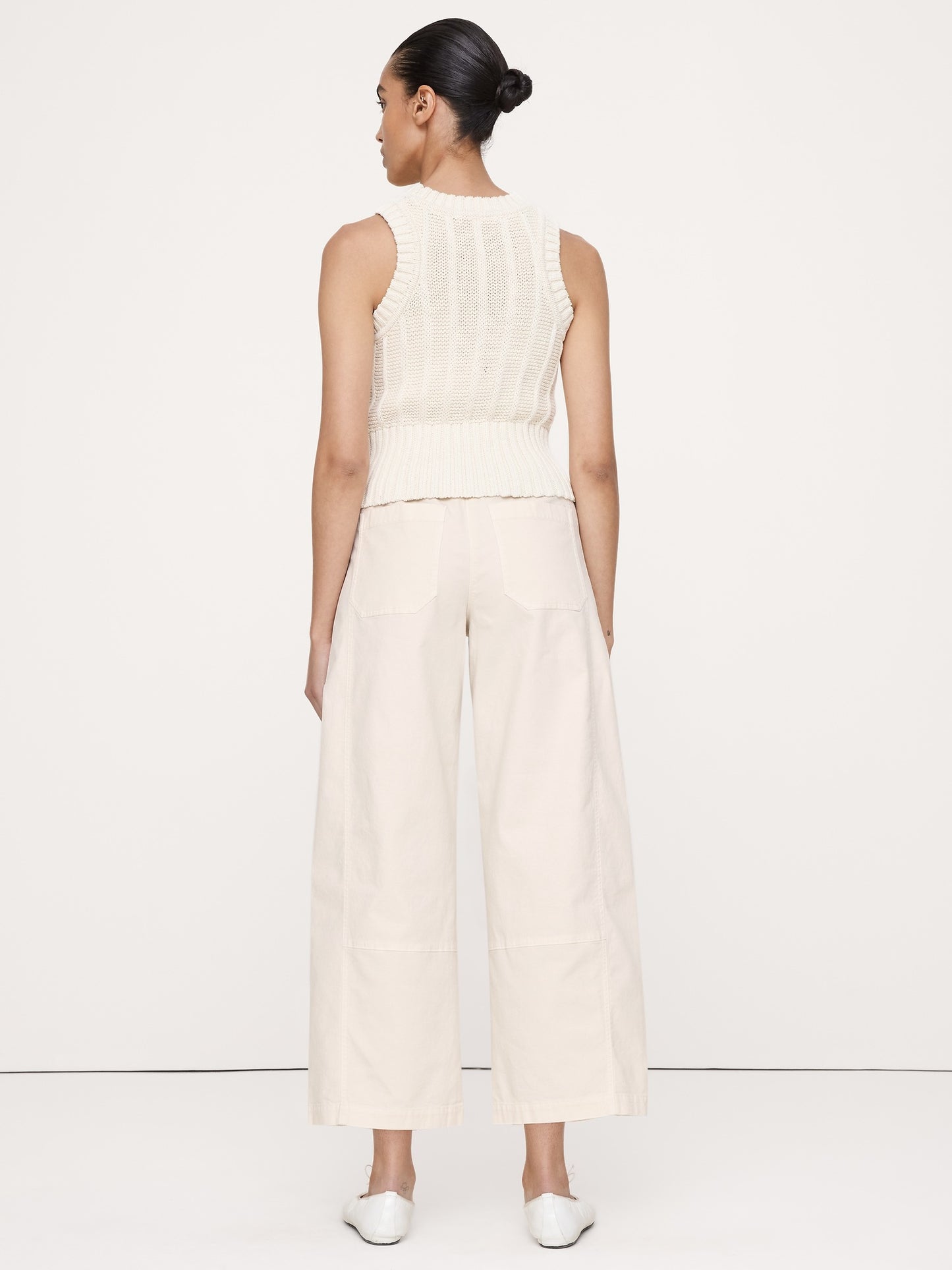 Mid-Rise Relaxed Painter Pull-On Pant