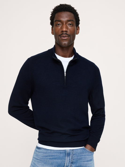 Merino Half-Zip Sweater