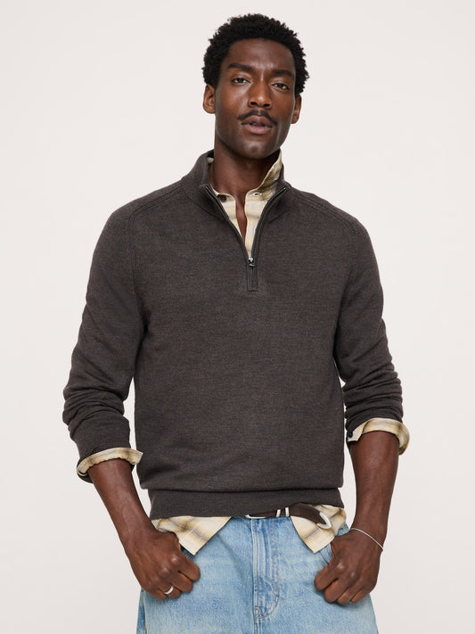 Merino Half-Zip Sweater
