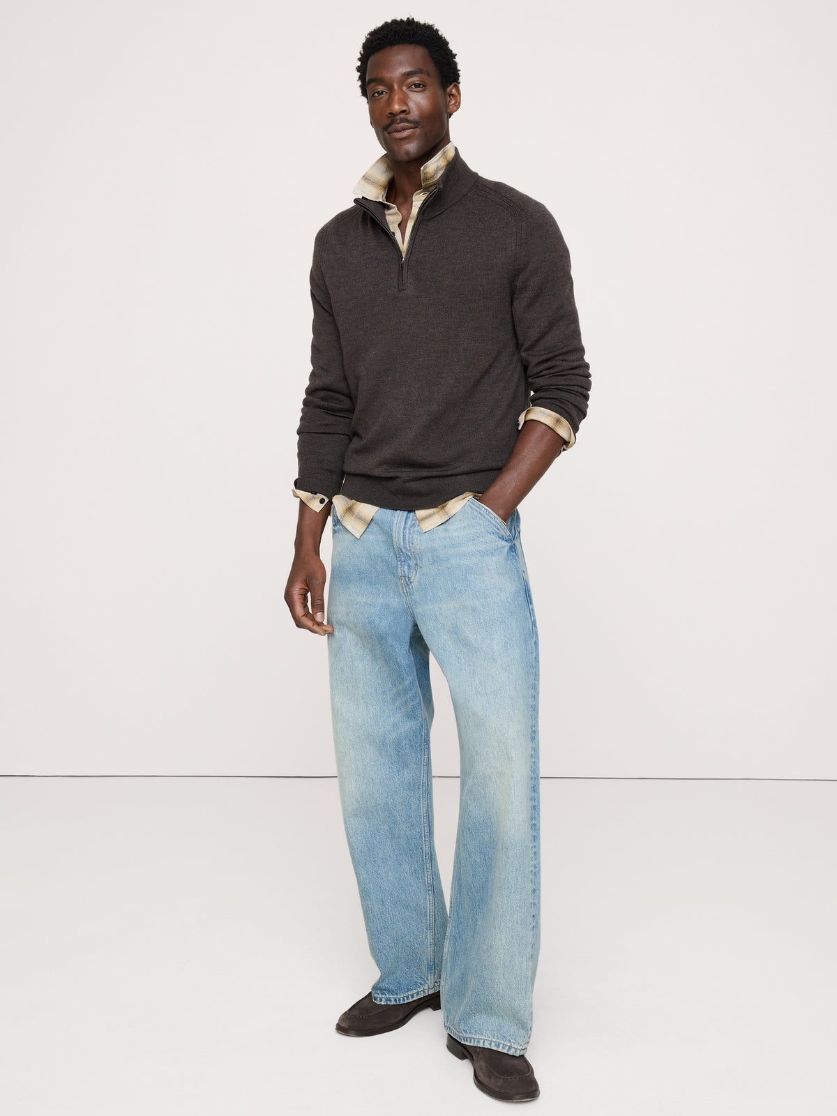 Merino Half-Zip Sweater