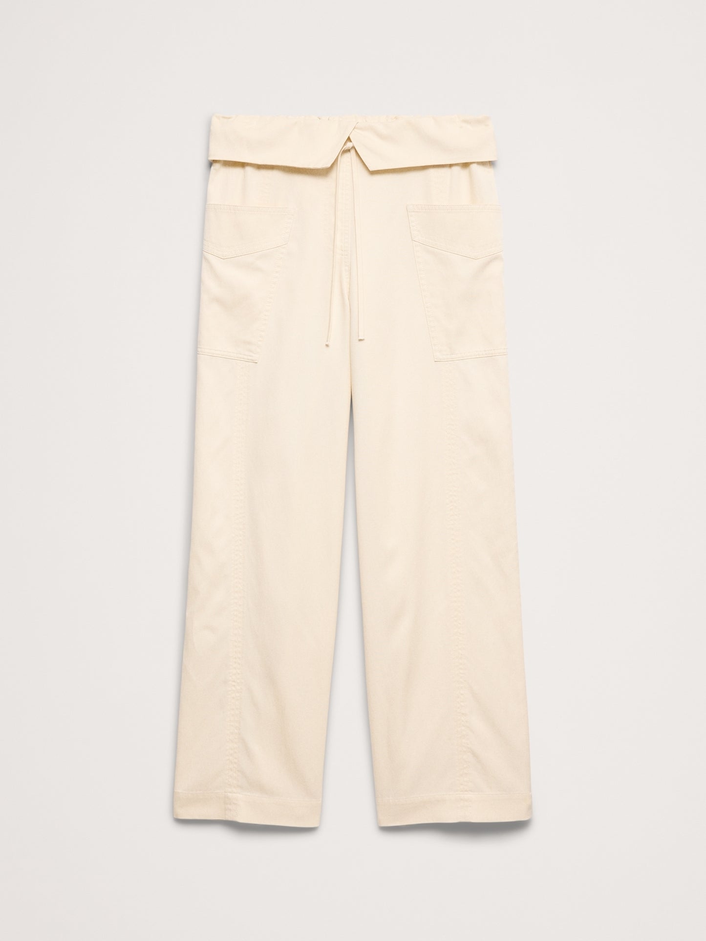 High-Rise Straight-Leg Fisherman Pant