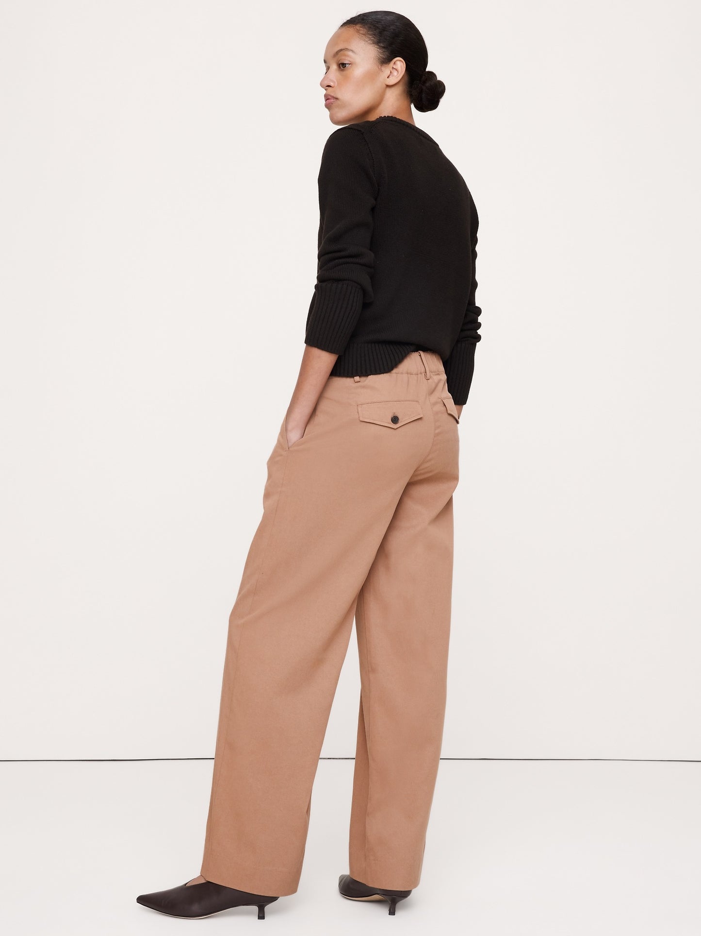 The Everyday Wide-Leg Pant in Tencel™-Cotton