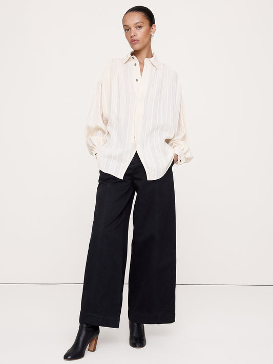Oversized Textured Tunic